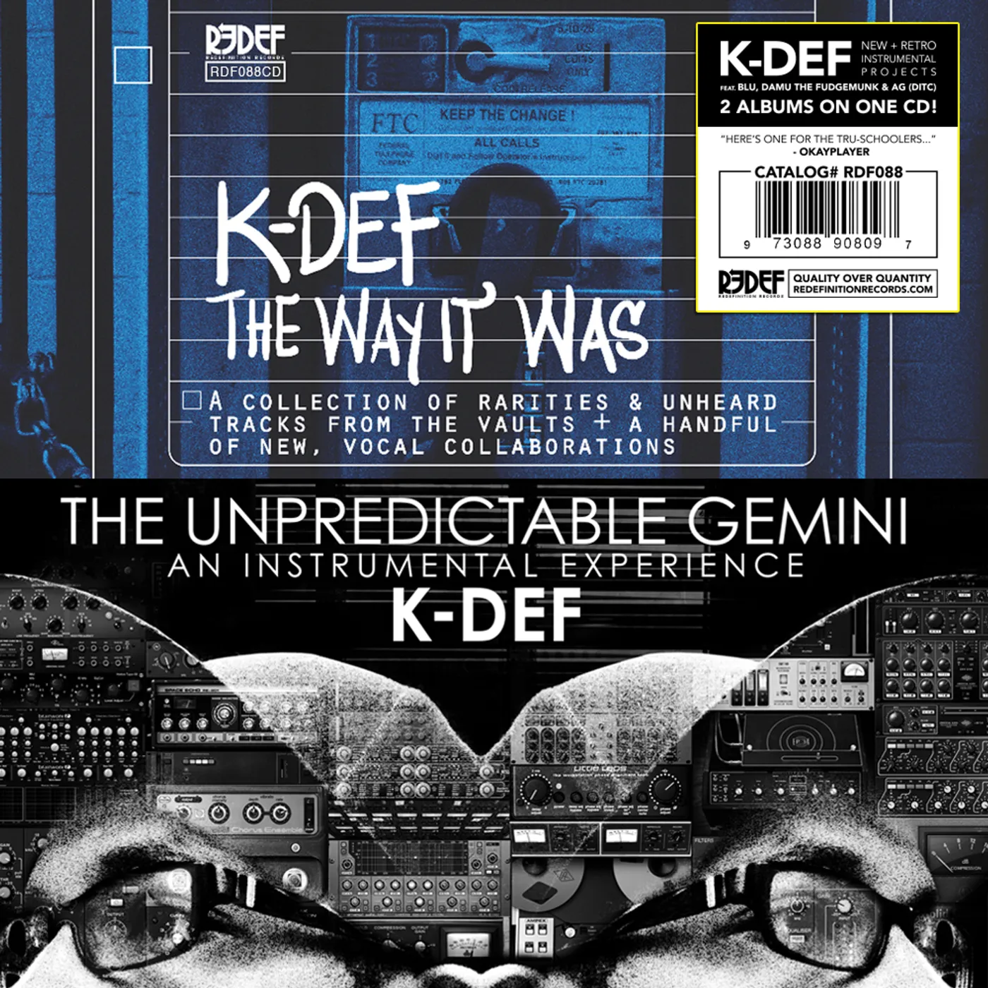 K-DEF UNPREDICTABLE GEMINI / THE WAY IT WAS CD