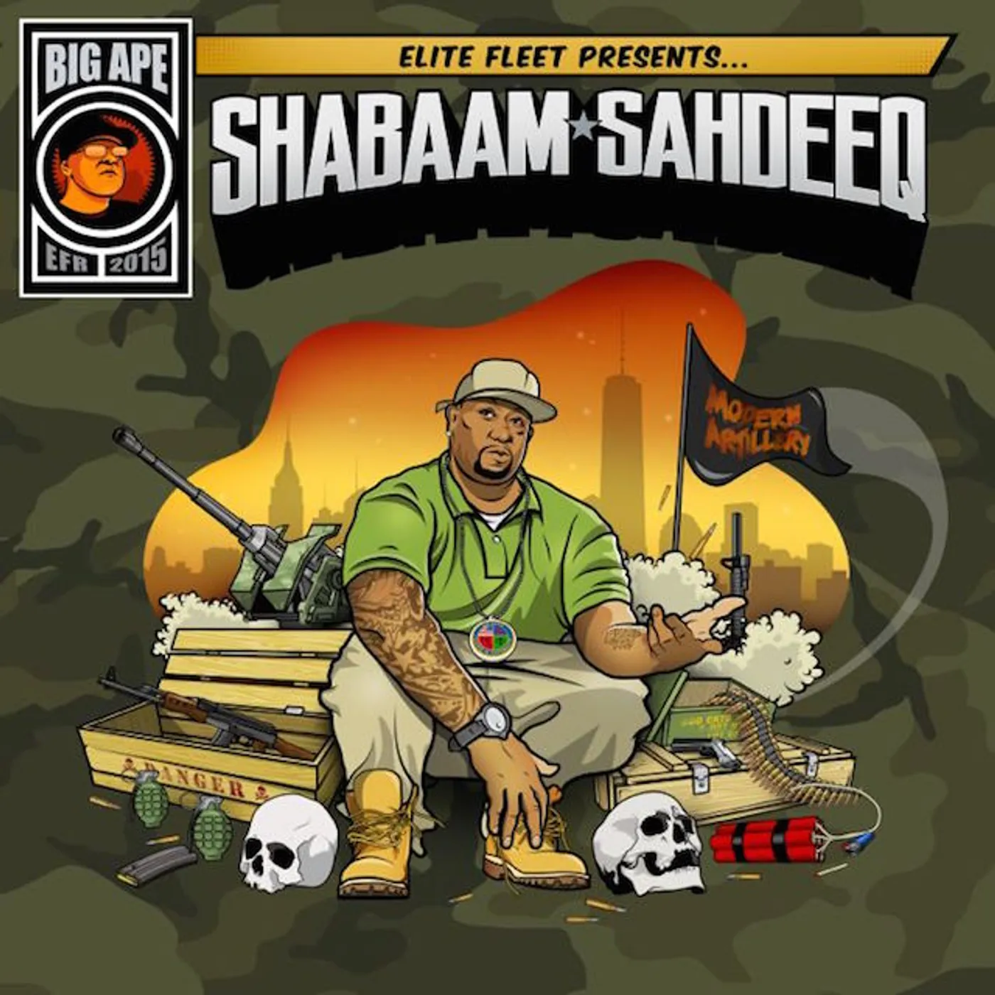Shabaam Sahdeeq MODERN ARTILLERY Vinyl Record - Orange Vinyl