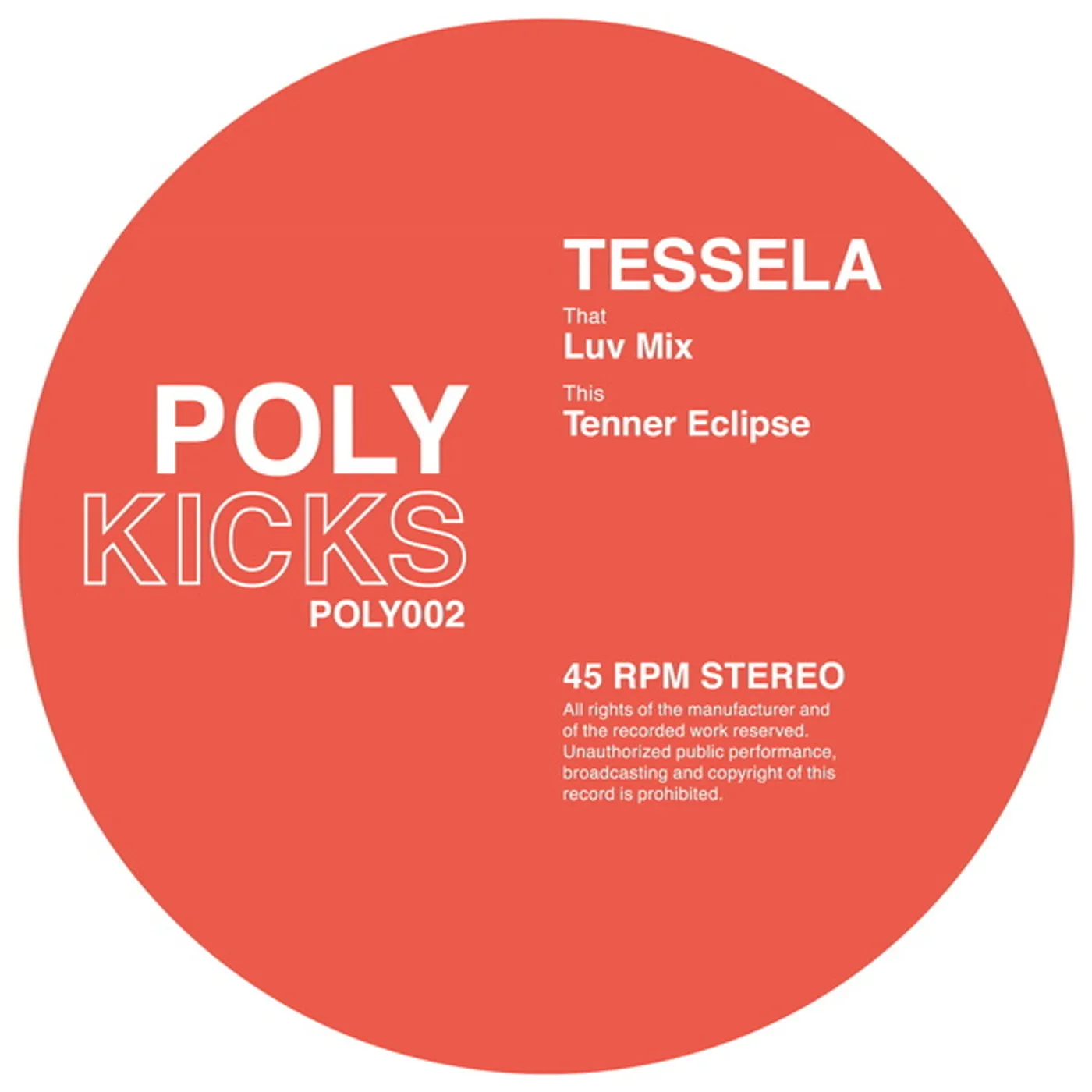 Tessela LUV MIX Vinyl Record