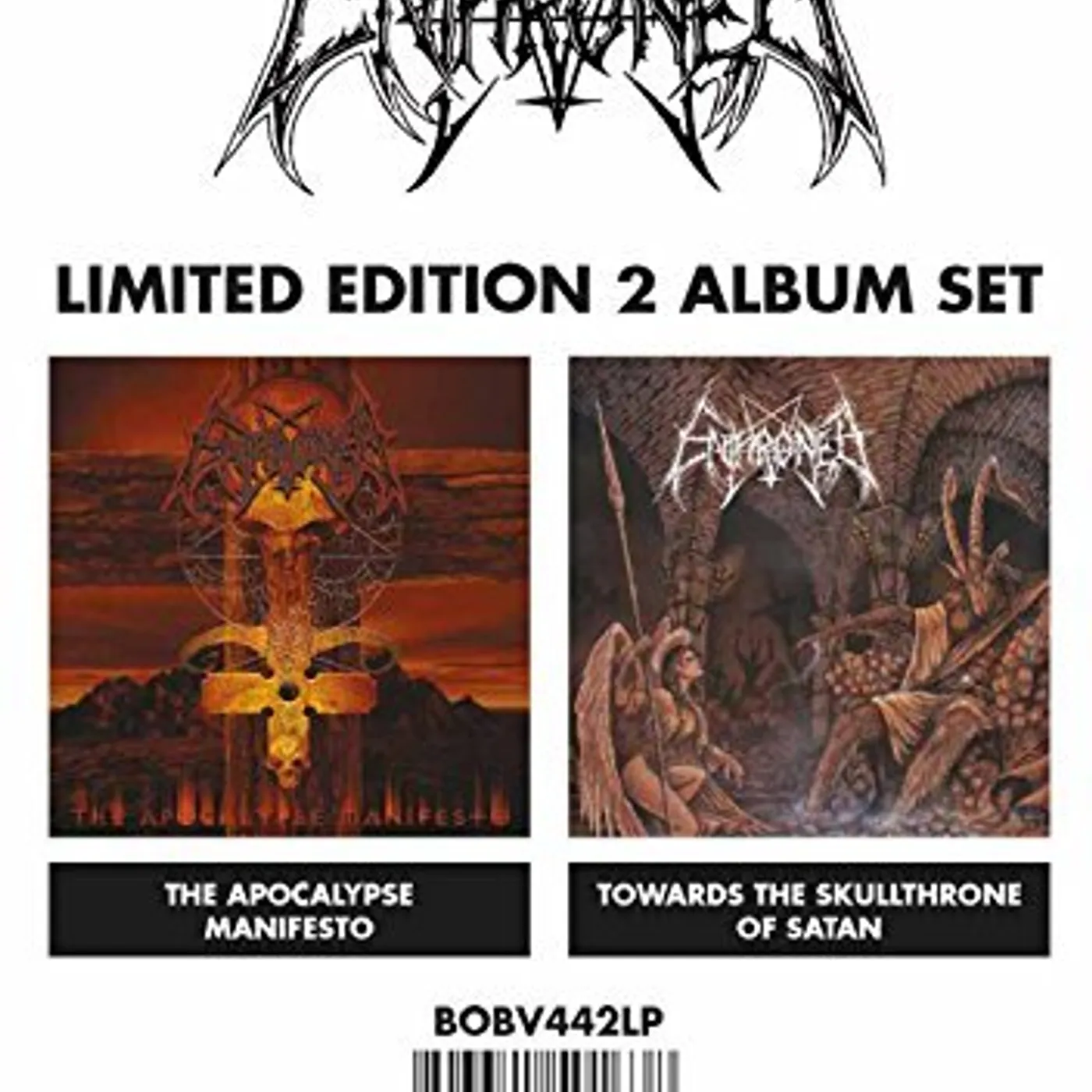 Enthroned APOCALYPSE MANIFESTO/TOWARDS THE SKULL THRONE OF Vinyl Record