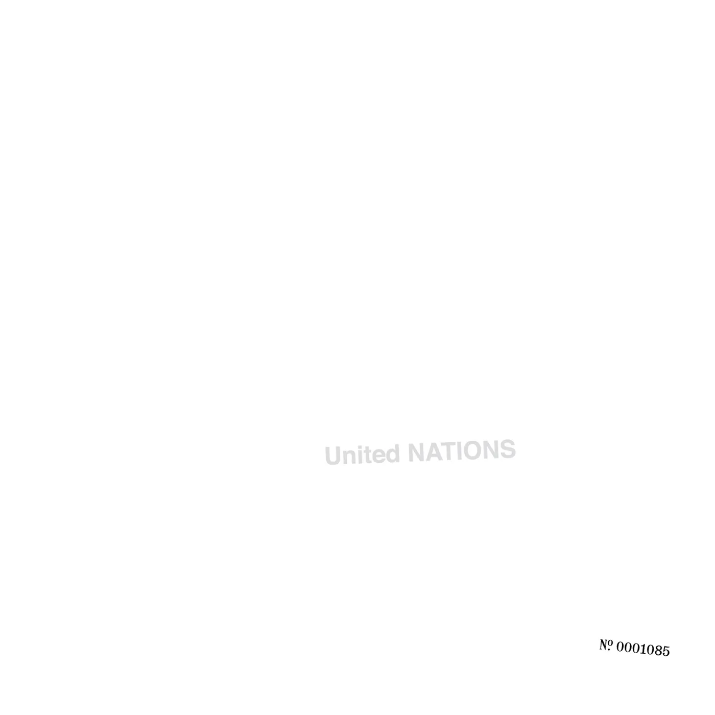 United Nations Vinyl Record