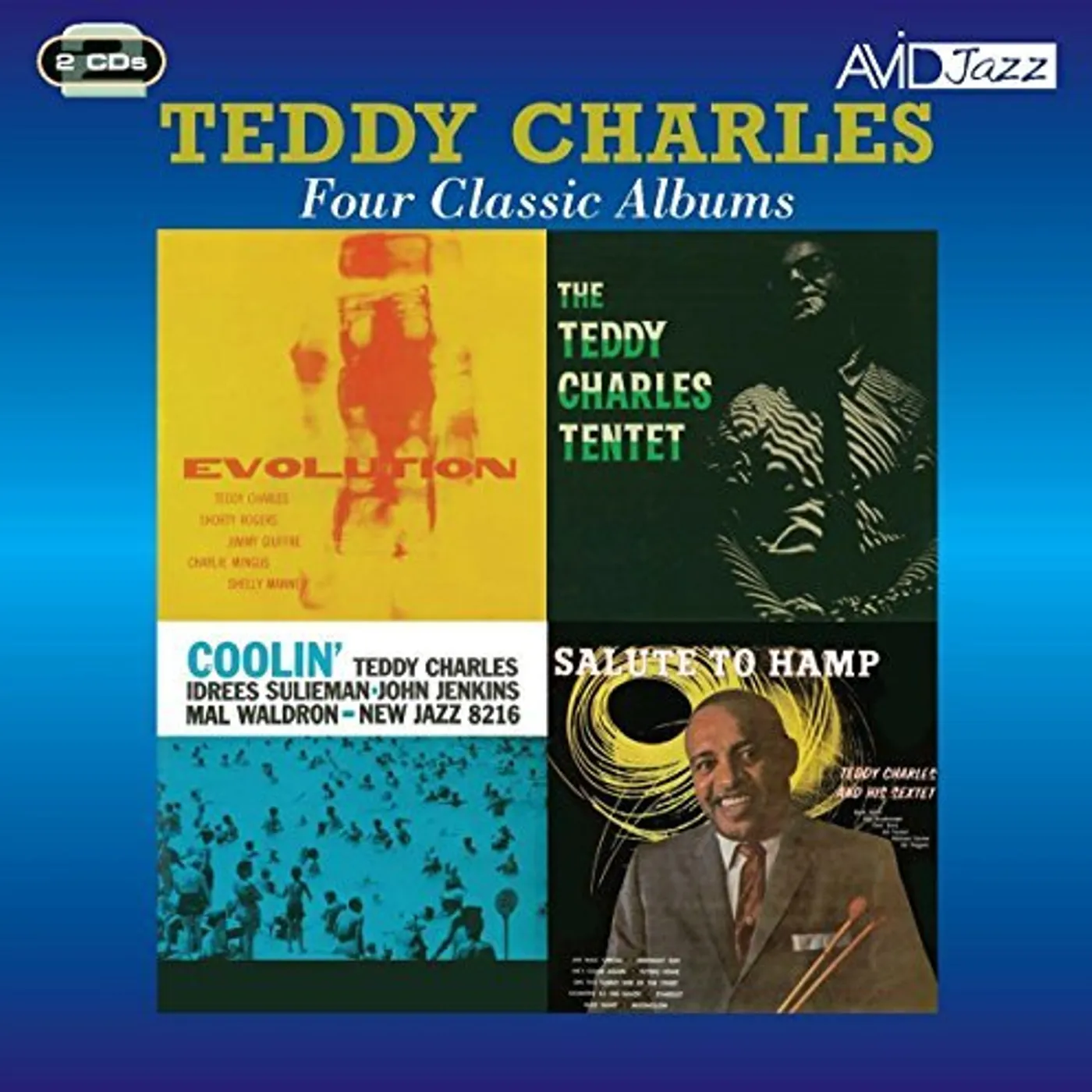 Teddy Charles 4 LPS-EVOLUTION / TENET / COOLIN' / FLYIN' HOME CD