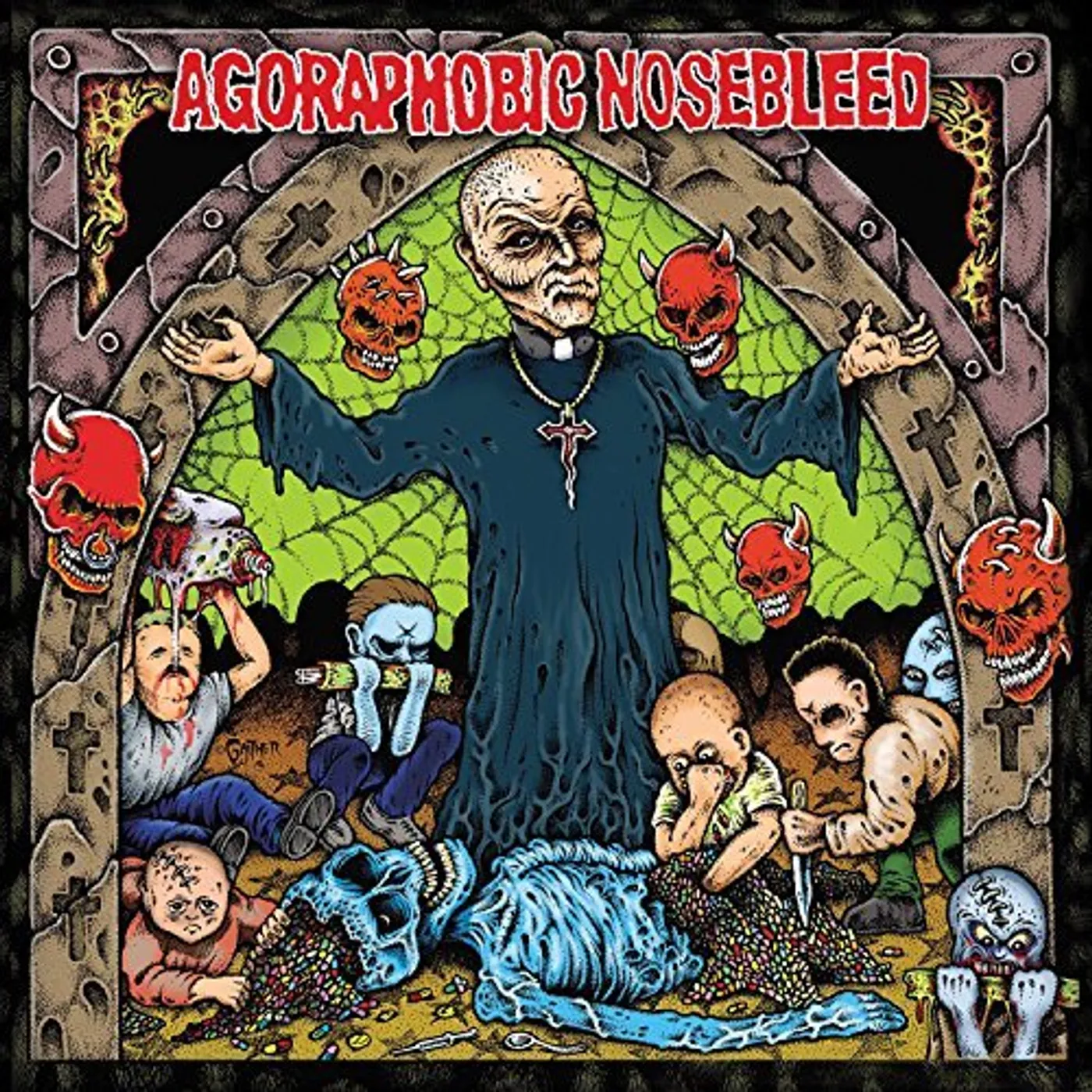 Agoraphobic Nosebleed Altered States of America Vinyl Record