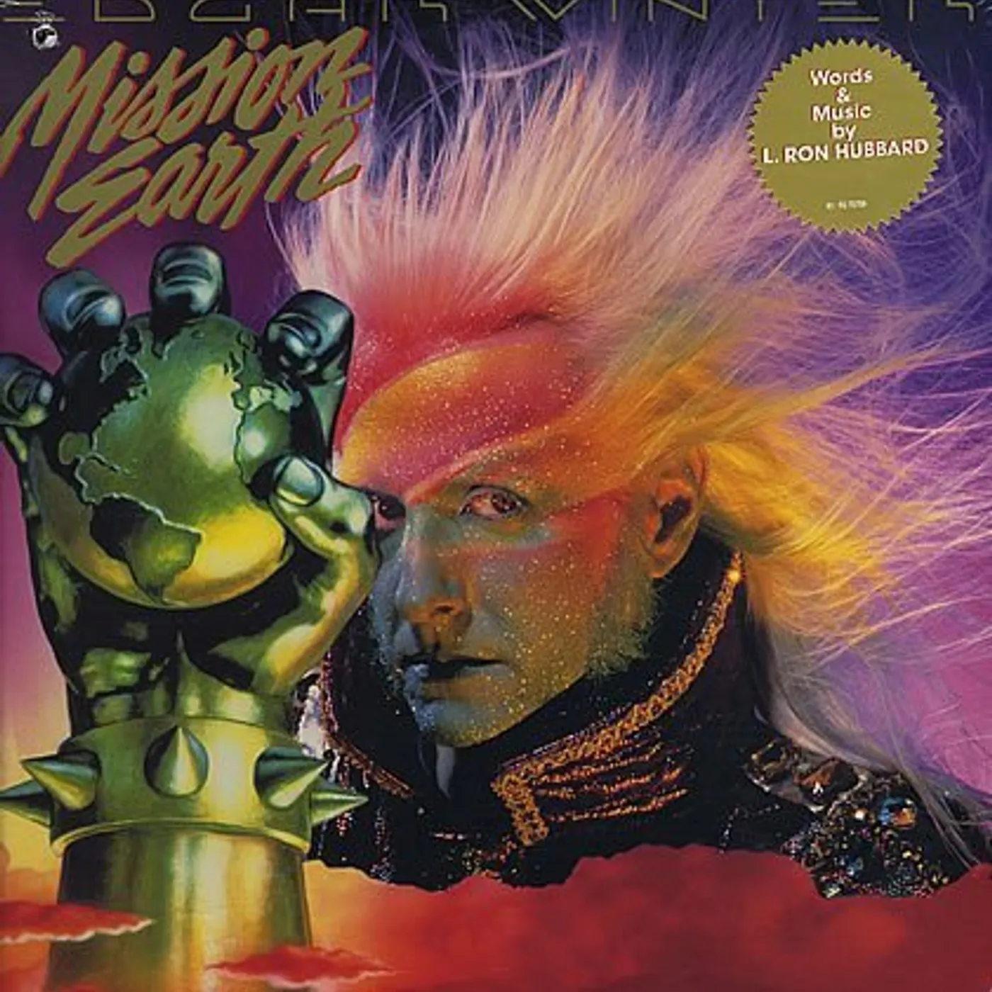 Edgar Winter / L. Ron Hubbard Mission Earth Vinyl Record