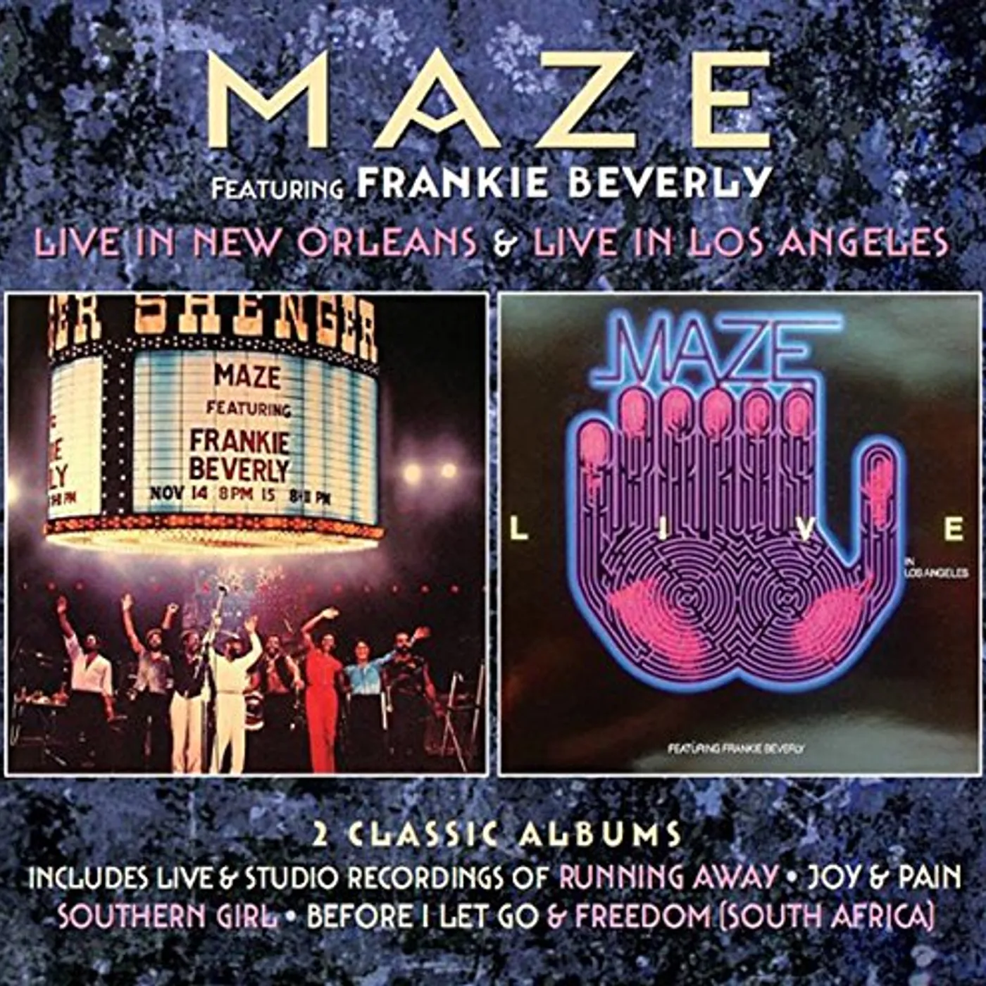 Maze LIVE IN NEW ORLEANS / LIVE IN LOS ANGELES: DELUXE CD