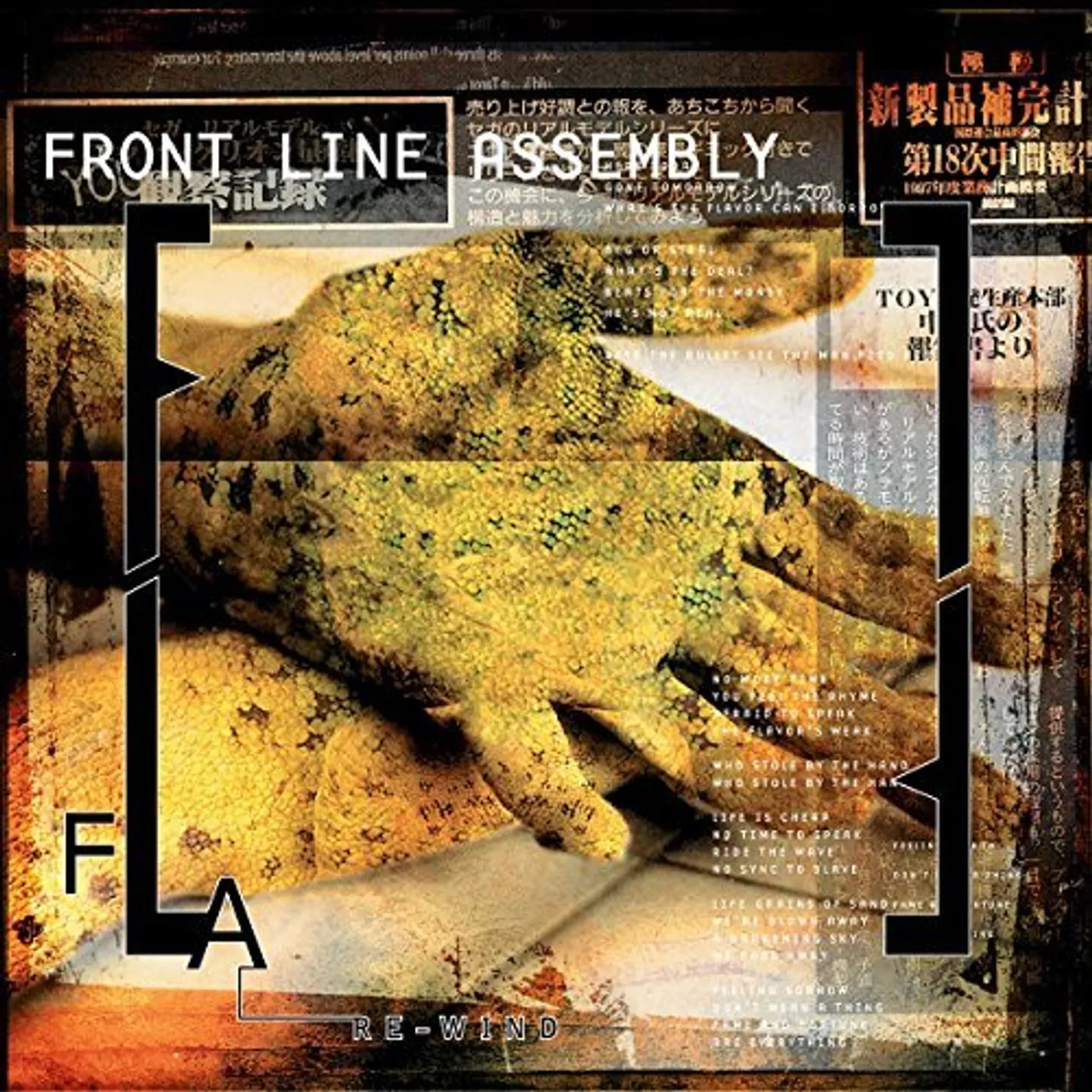Front Line Assembly REWIND Vinyl Record