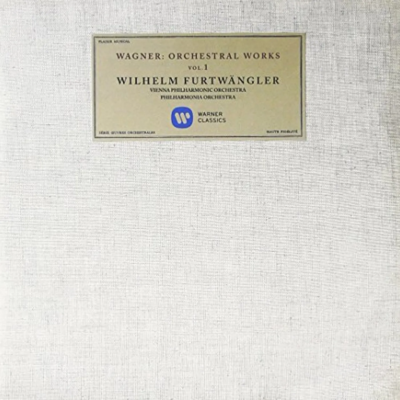 Wilhelm Furtwängler FURTWANGLER CONDUCTS WAGNER 1 CD