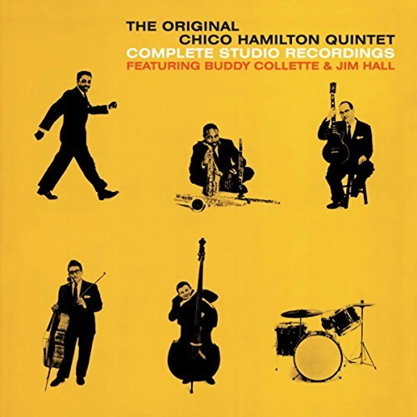 Chico Hamilton Quintet COMPLETE STUDIO RECORDINGS + BONUS TRACKS CD
