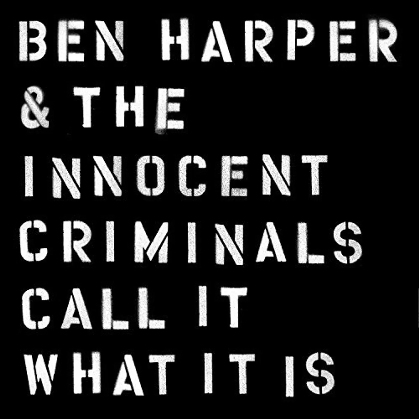 Ben Harper And The Innocent Criminals CALL IT WHAT IT IS CD