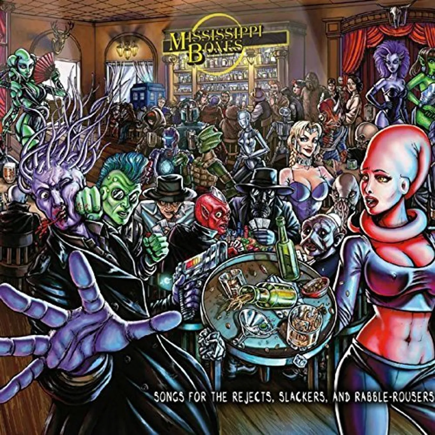 Mississippi Bones SONGS FOR THE REJECTS SLACKERS & RABBLE ROUSERS Vinyl Record