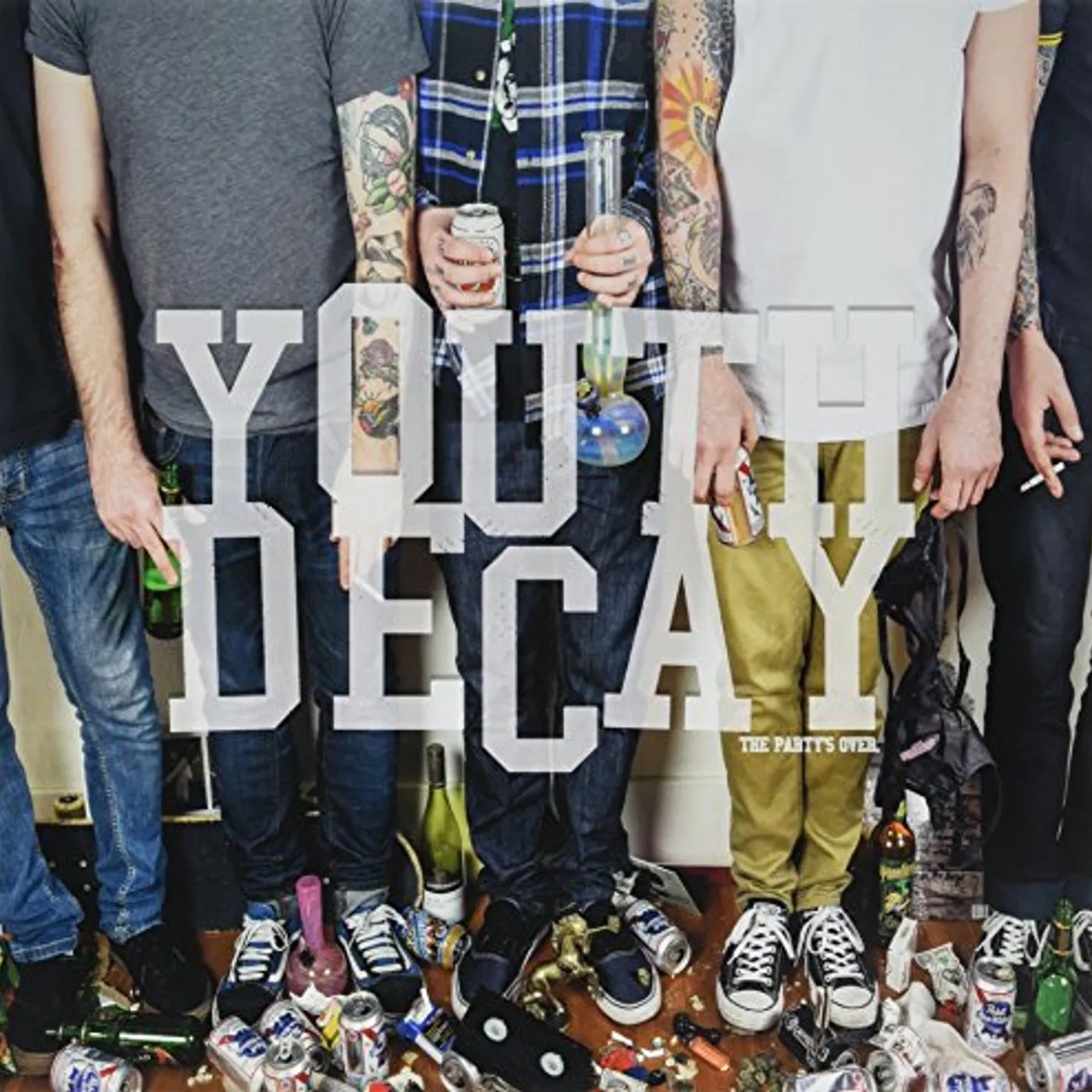 Youth Decay PARTY'S OVER Vinyl Record