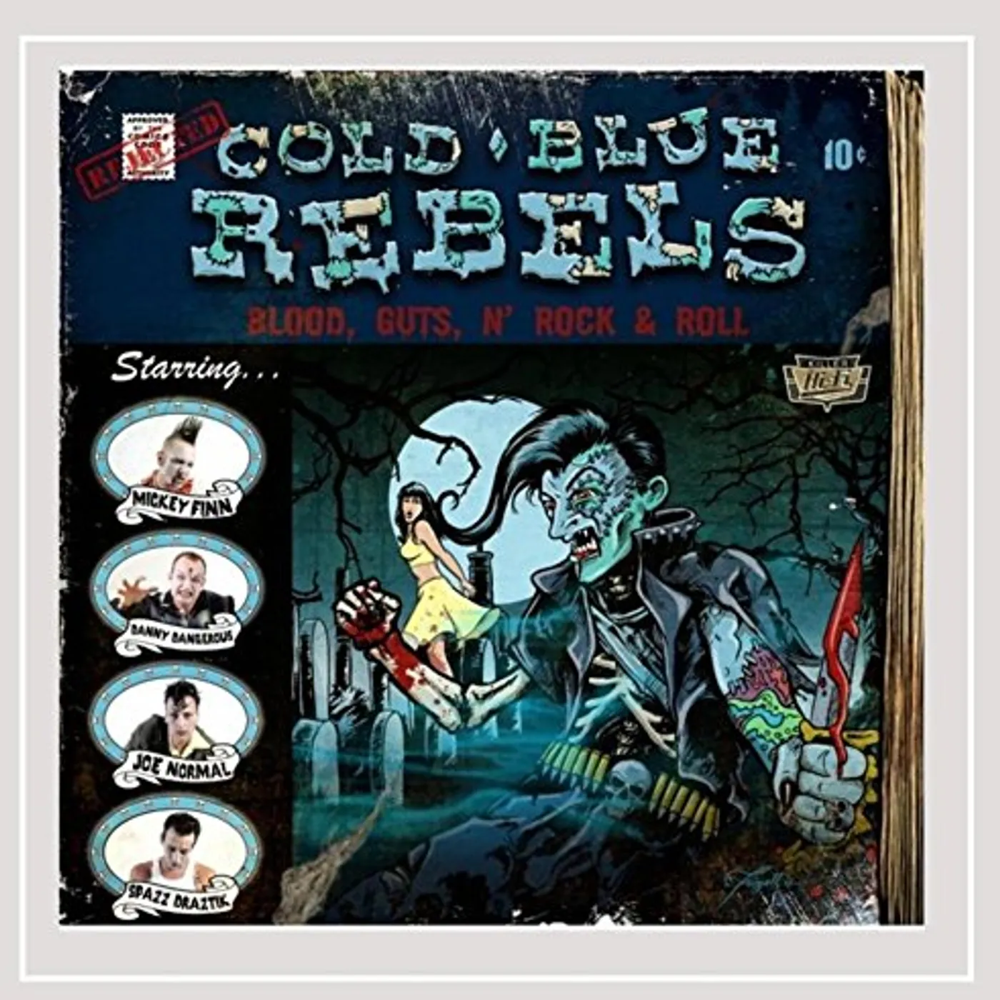 Cold Blue Rebels BLOOD GUTS N ROCK & ROLL CD