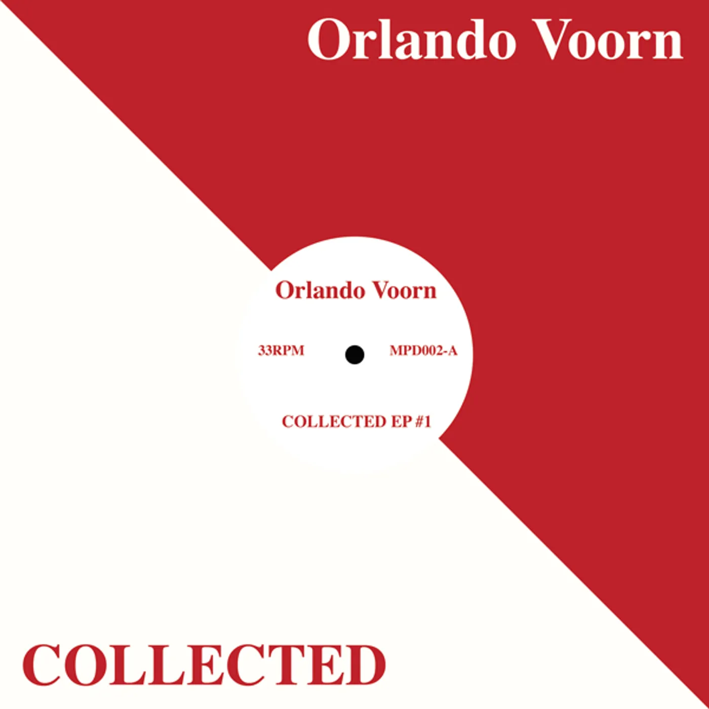 Orlando Voorn COLLECTED 1 Vinyl Record