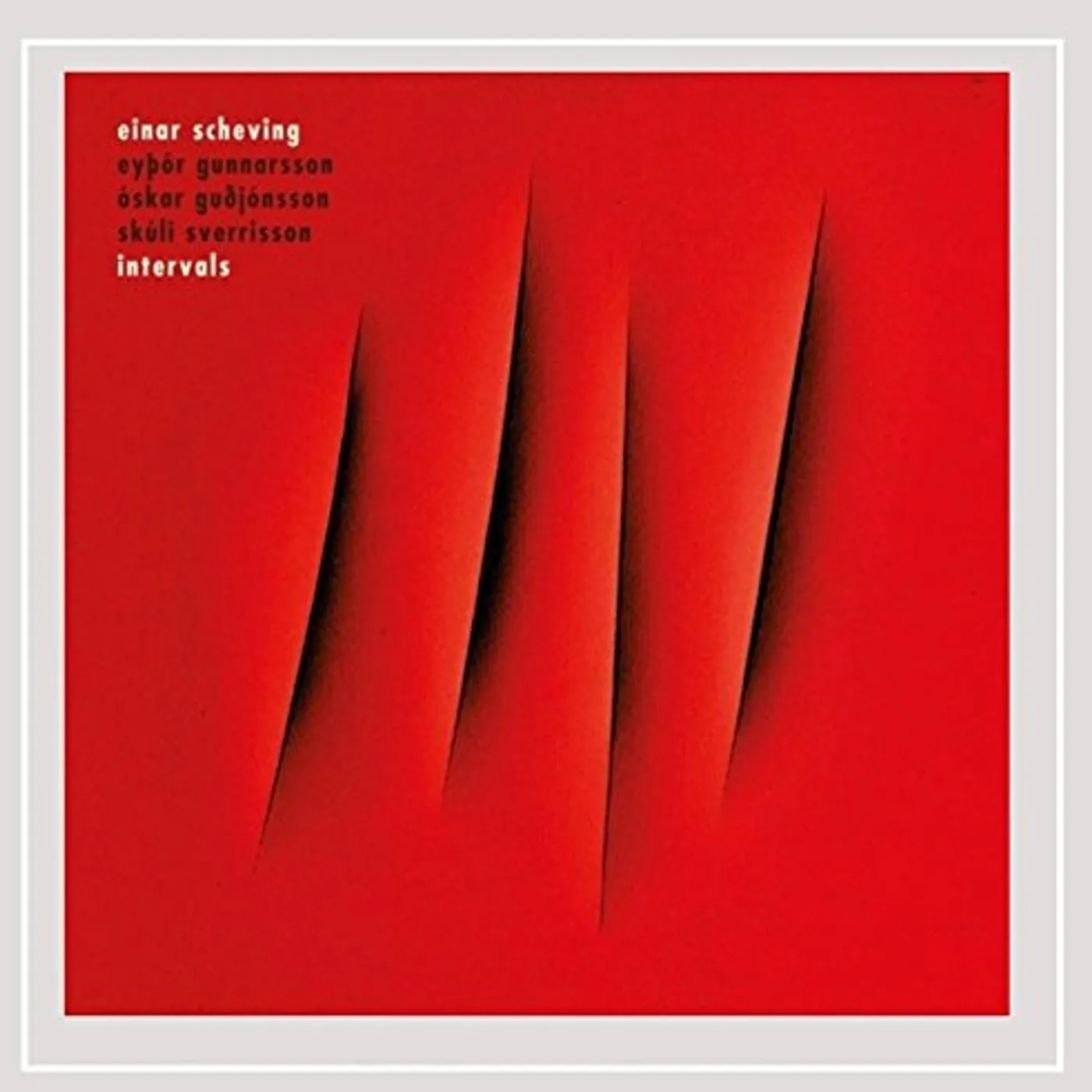 Einar Scheving INTERVALS CD