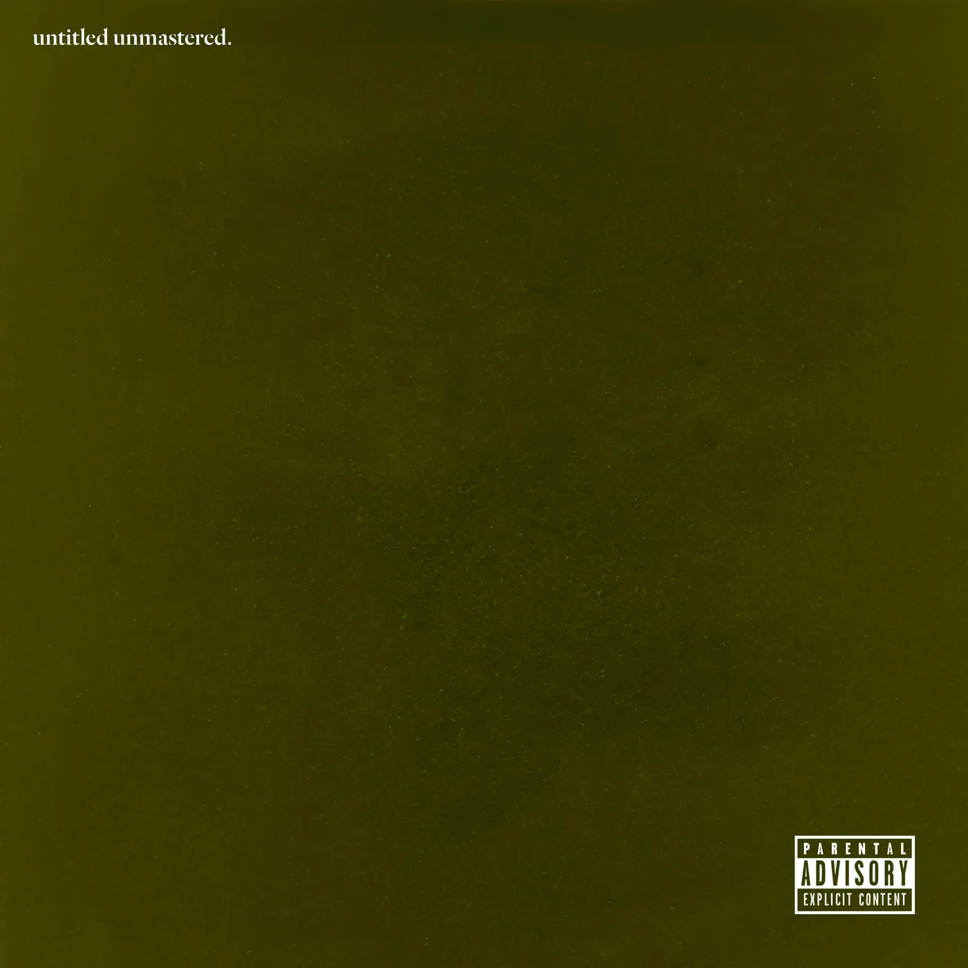 Kendrick Lamar UNTITLED UNMASTERED CD