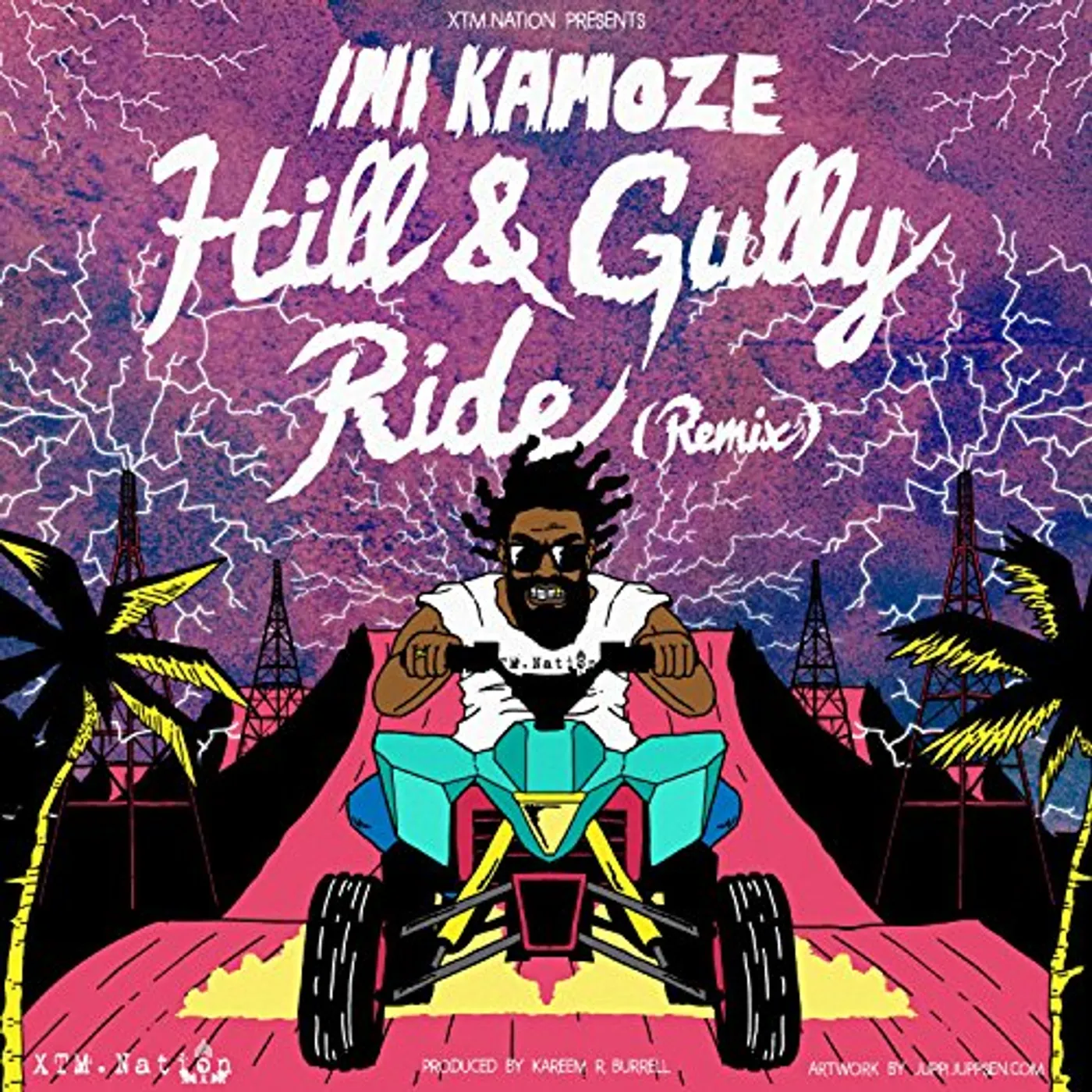 iNi Kamoze HILL & GULLY RIDE REMIX Vinyl Record