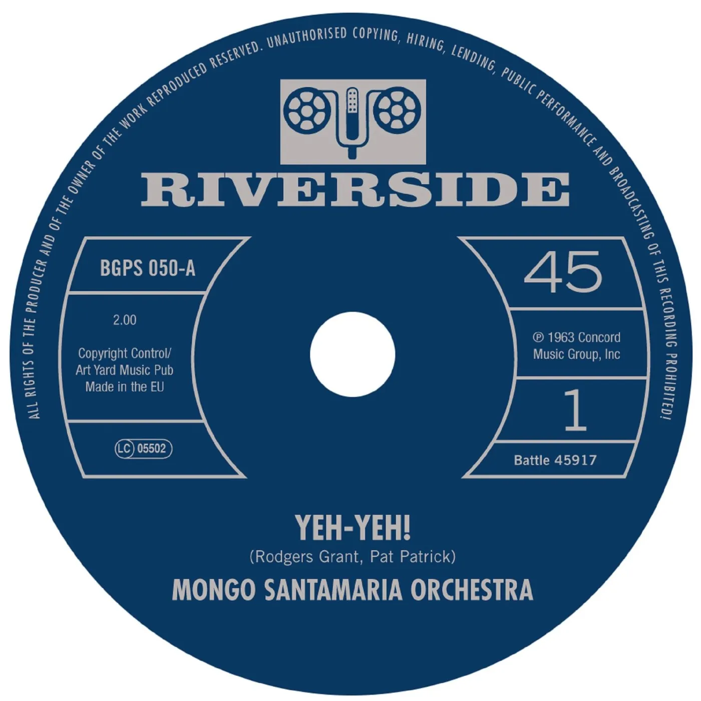 Mongo Santamaria Orchestra YEH-YEH! / GET THE MONEY Vinyl Record