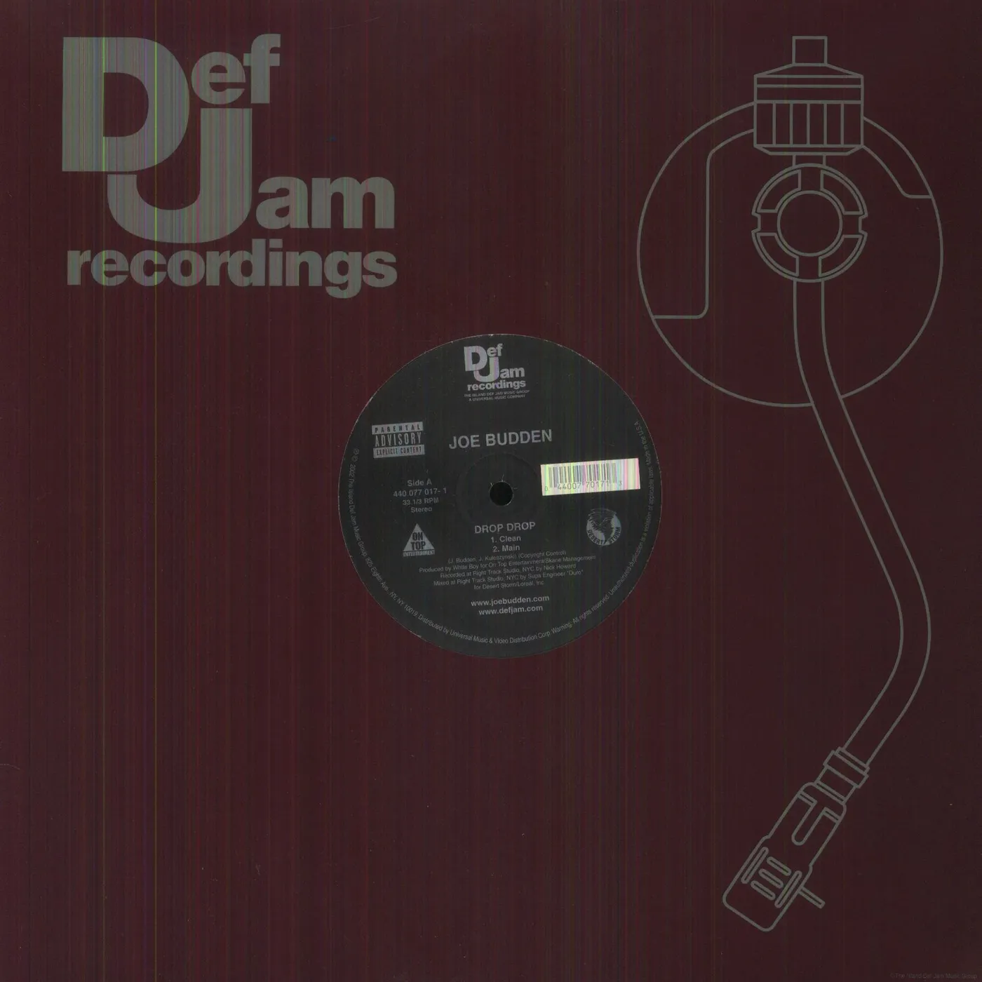 Joe Budden  Drop Drop (X4) Vinyl Record