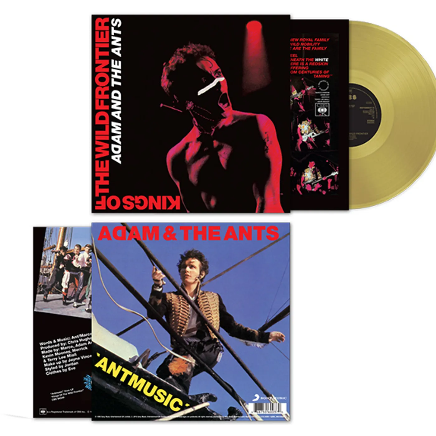 Adam & The Ants KINGS OF THE WILD FRONTIER / ANT MUSIC Vinyl Record - UK Release