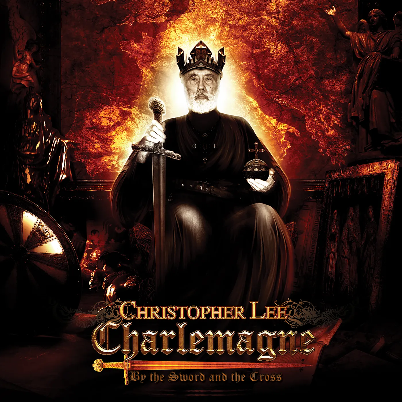 Christopher Lee BY THE SWORD & THE CROSS Vinyl Record