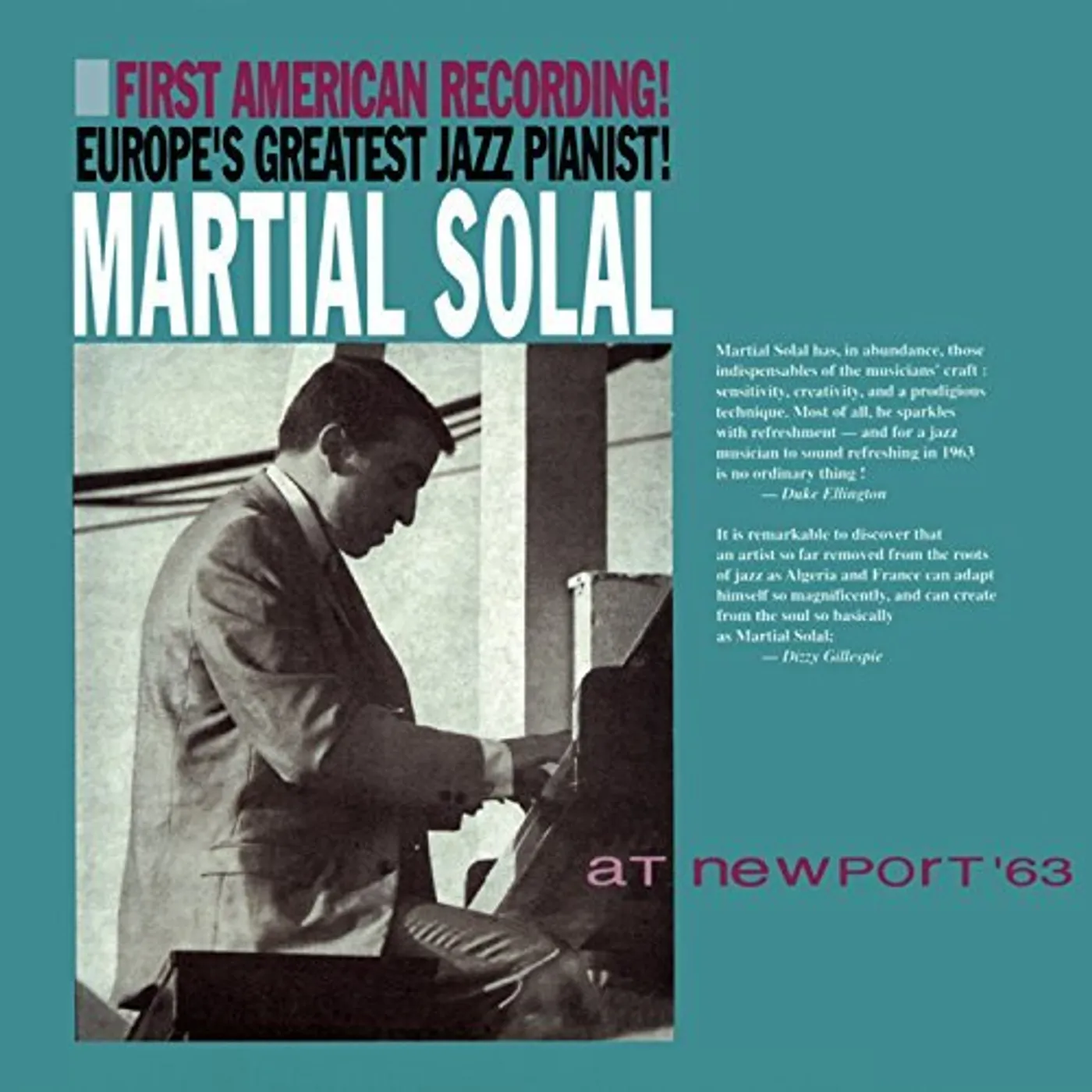 Martial Solal NEWPORT 63 CD