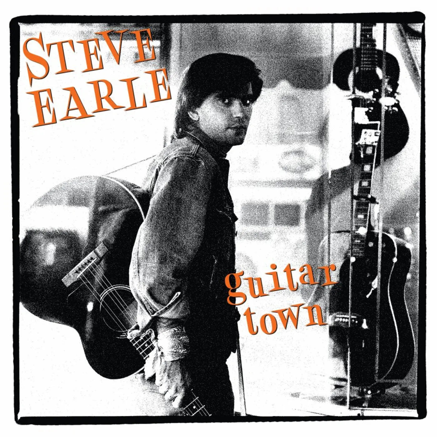 Steve Earle Guitar Town Vinyl Record
