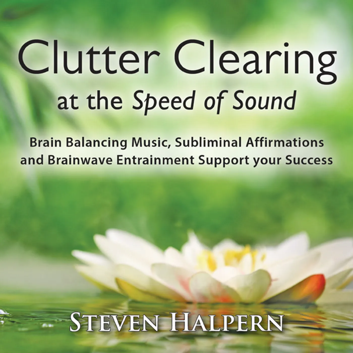 Steven Halpern CLUTTER CLEARING AT THE SPEED OF SOUND CD