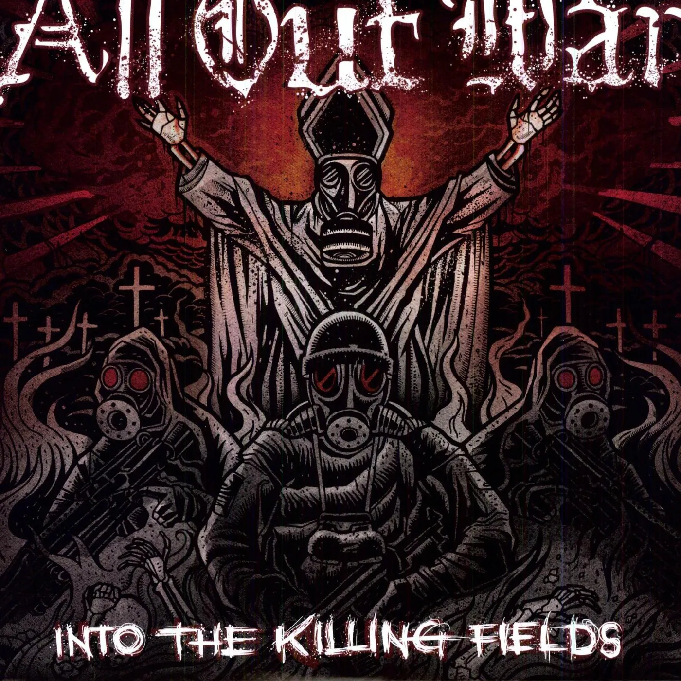 All Out War Into The Killing Fields Vinyl Record