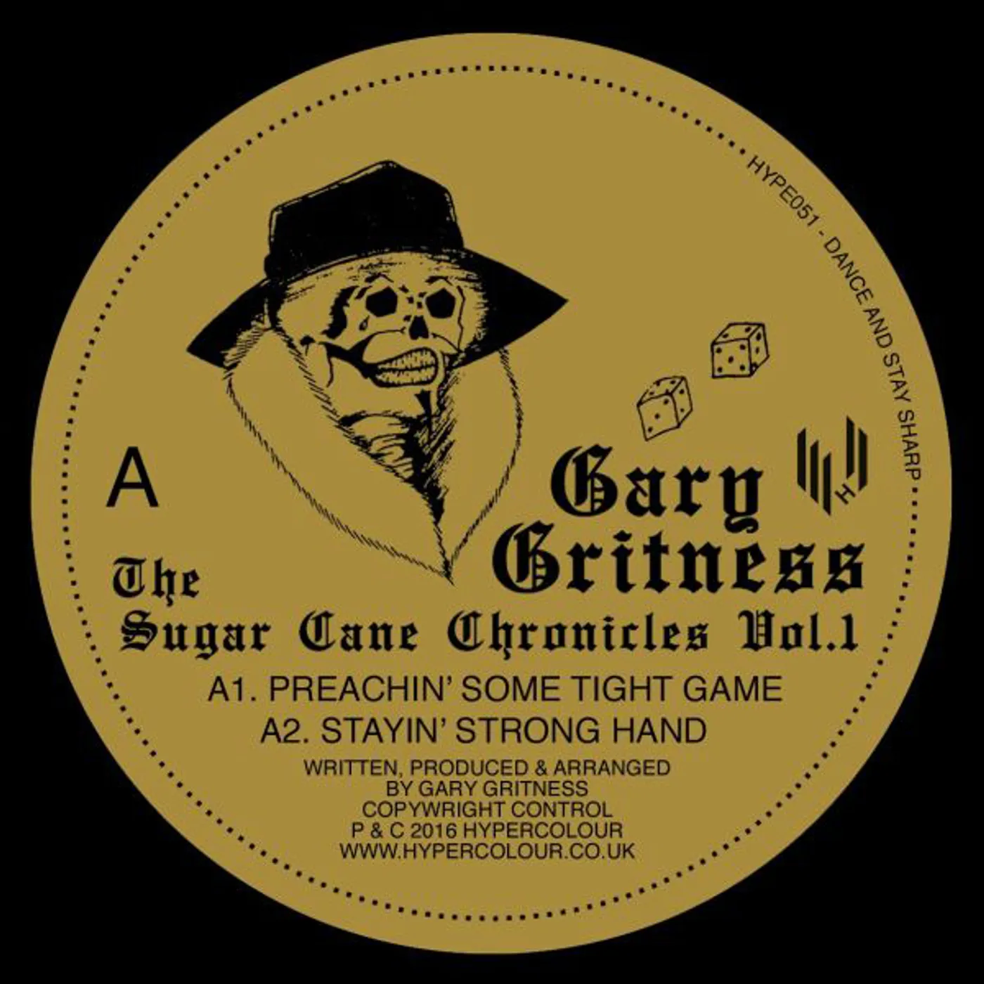 Gary Gritness SUGAR CANE CHRONICLES 1 Vinyl Record
