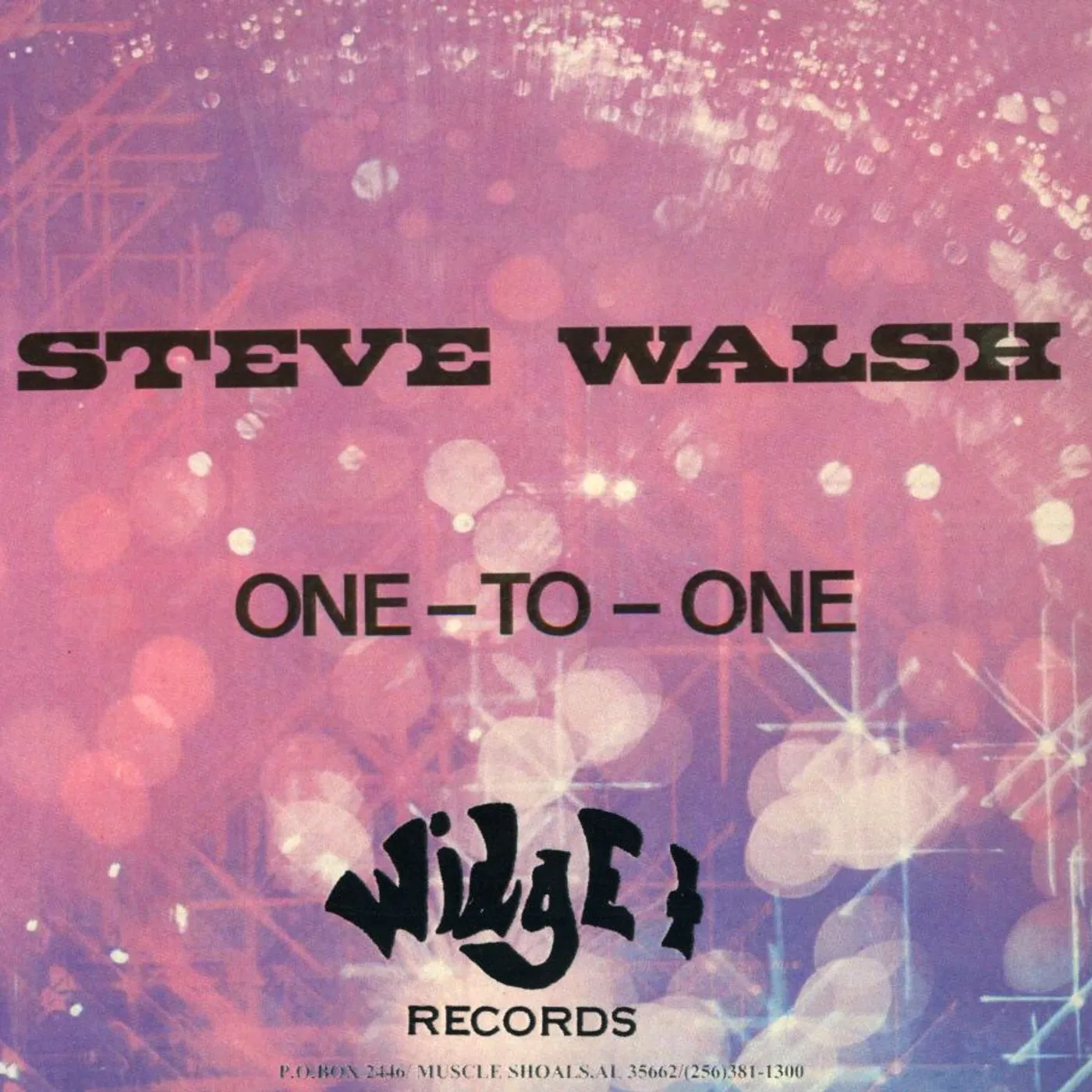 Steve Walsh ONE-TO-ONE CD