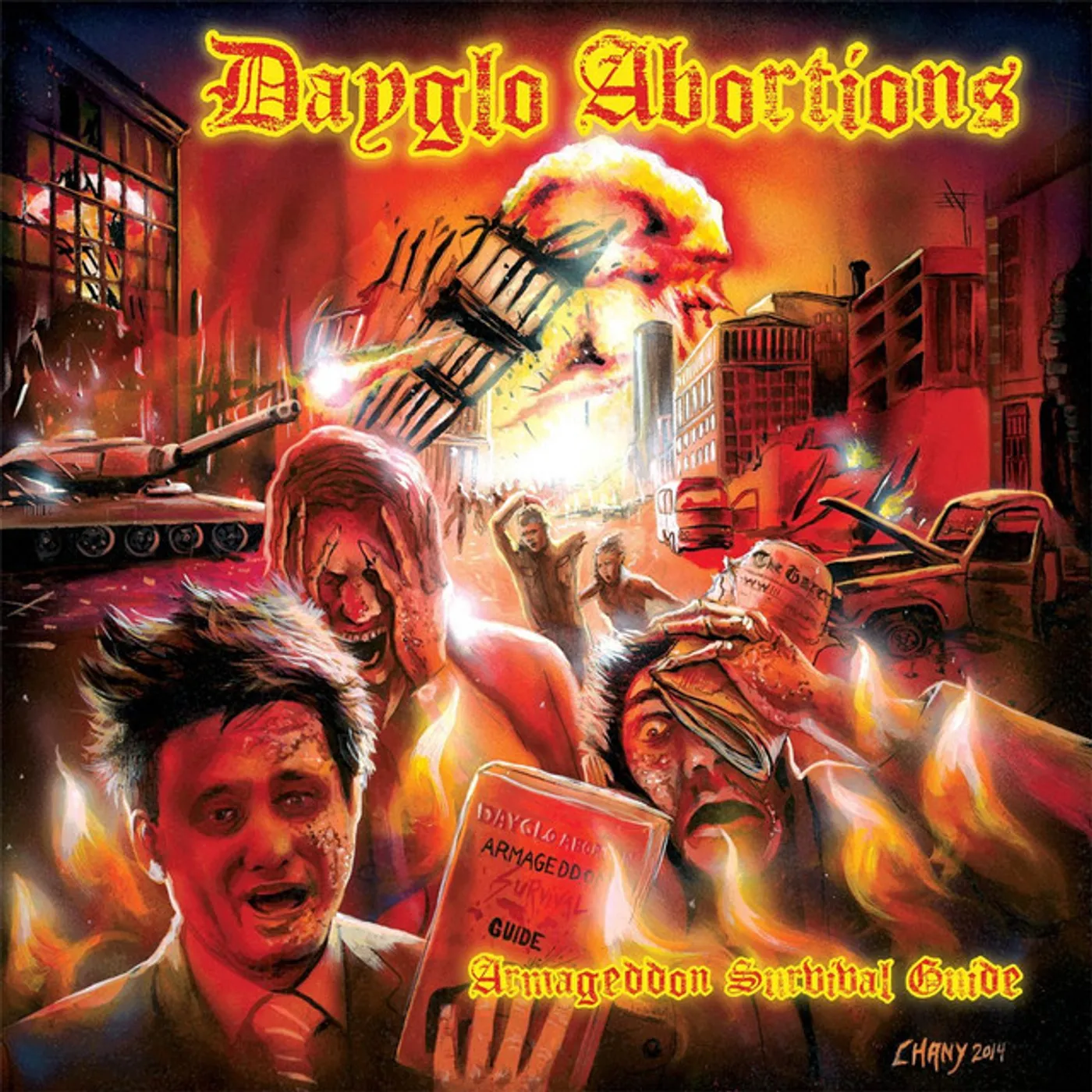 Dayglo Abortions Armageddon Survival Guide Vinyl Record