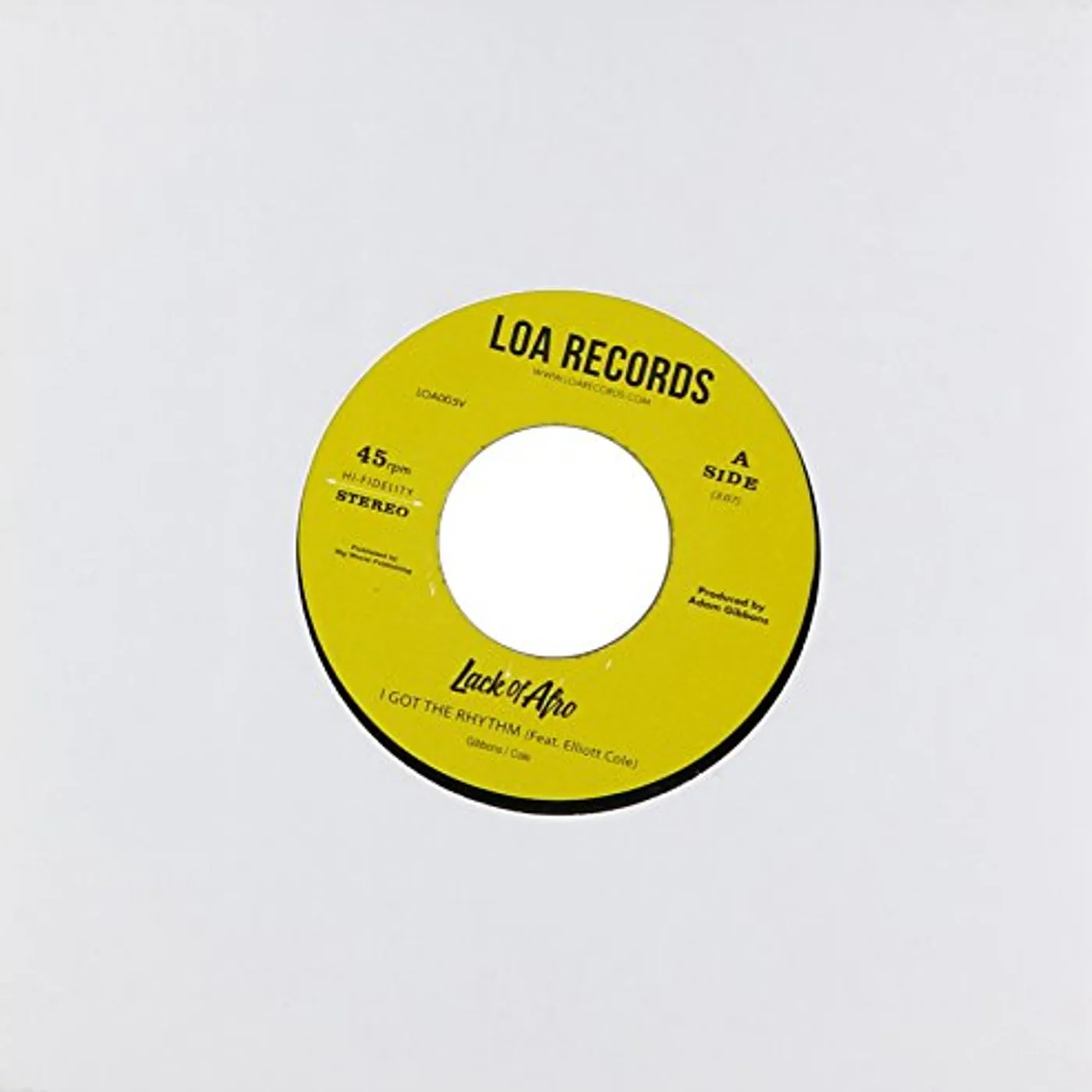 Lack Of Afro I GOT THE RHYTHM / ALL MY LOVE Vinyl Record