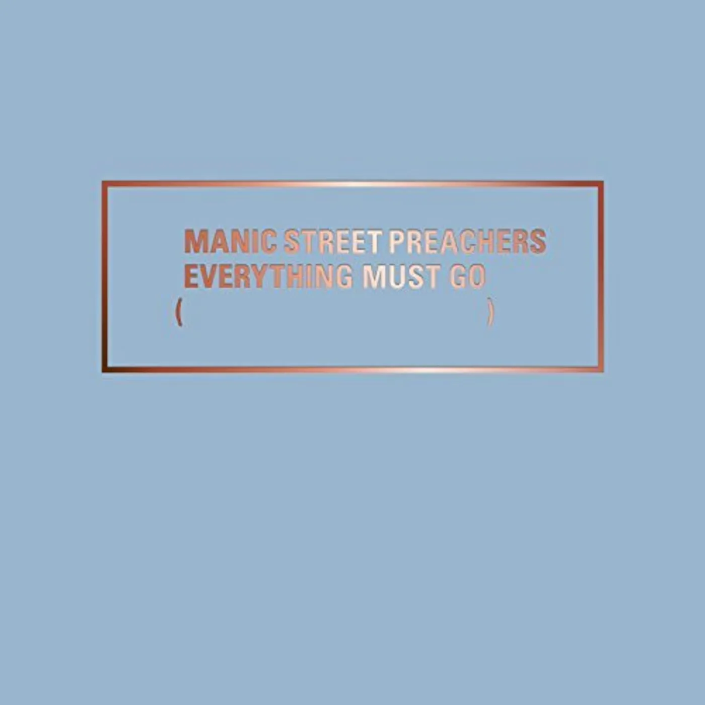 Manic Street Preachers EVERYTHING MUST GO 20 CD