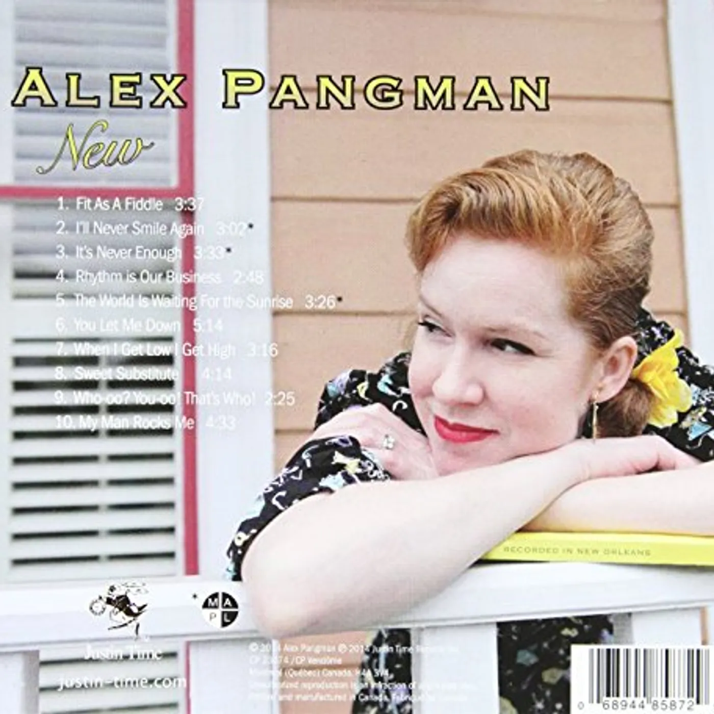 Alex Pangman NEW CD