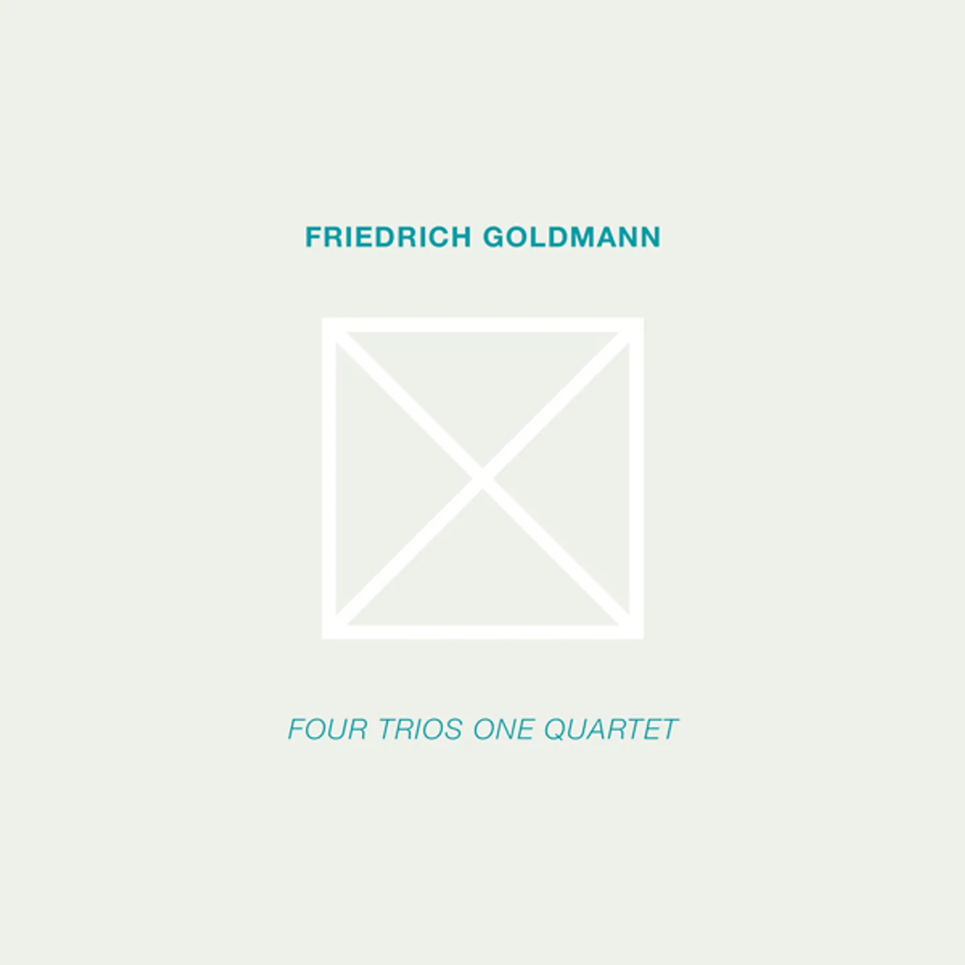 Friedrich Goldmann FOUR TRIOS ONE QUARTET CD