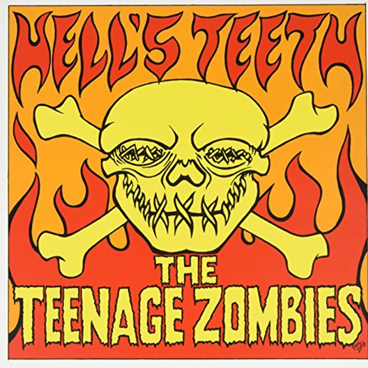 Teenage Zombies HELL'S TEETH (COLOURED VINYL) Vinyl Record