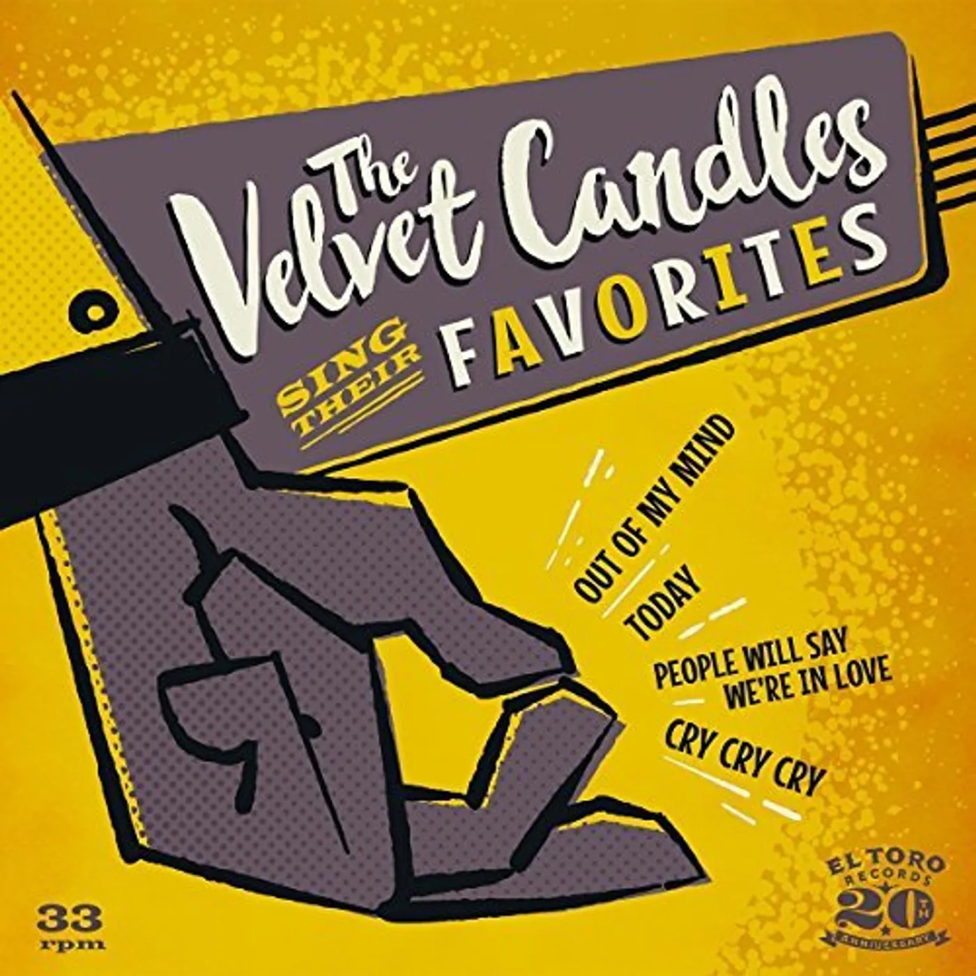 The Velvet Candles SING THEIR FAVORITES Vinyl Record