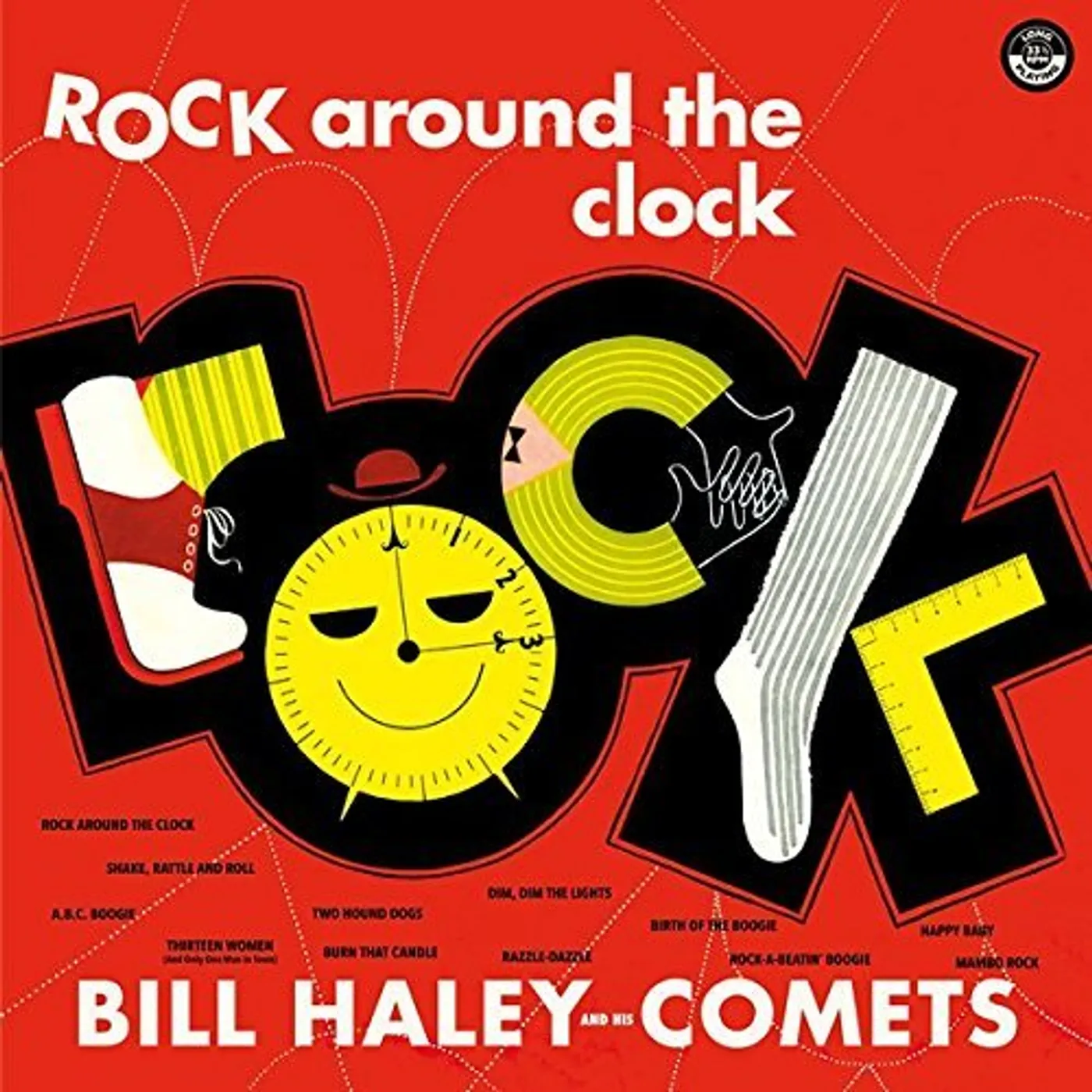 Bill Haley & His Comets ROCK AROUND THE CLOCK + 2 BONUS TRACKS Vinyl Record