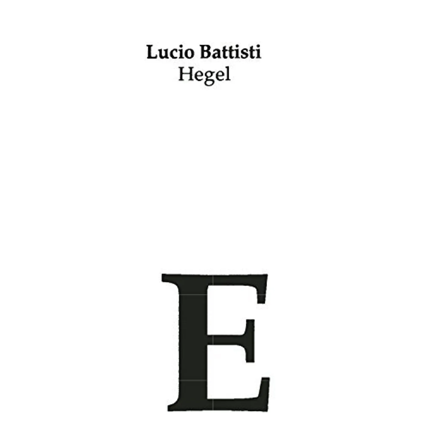 Lucio Battisti Hegel Vinyl Record