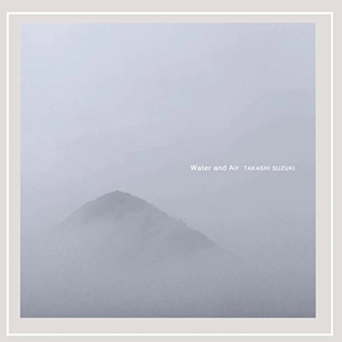 Takashi Suzuki WATER AND AIR CD