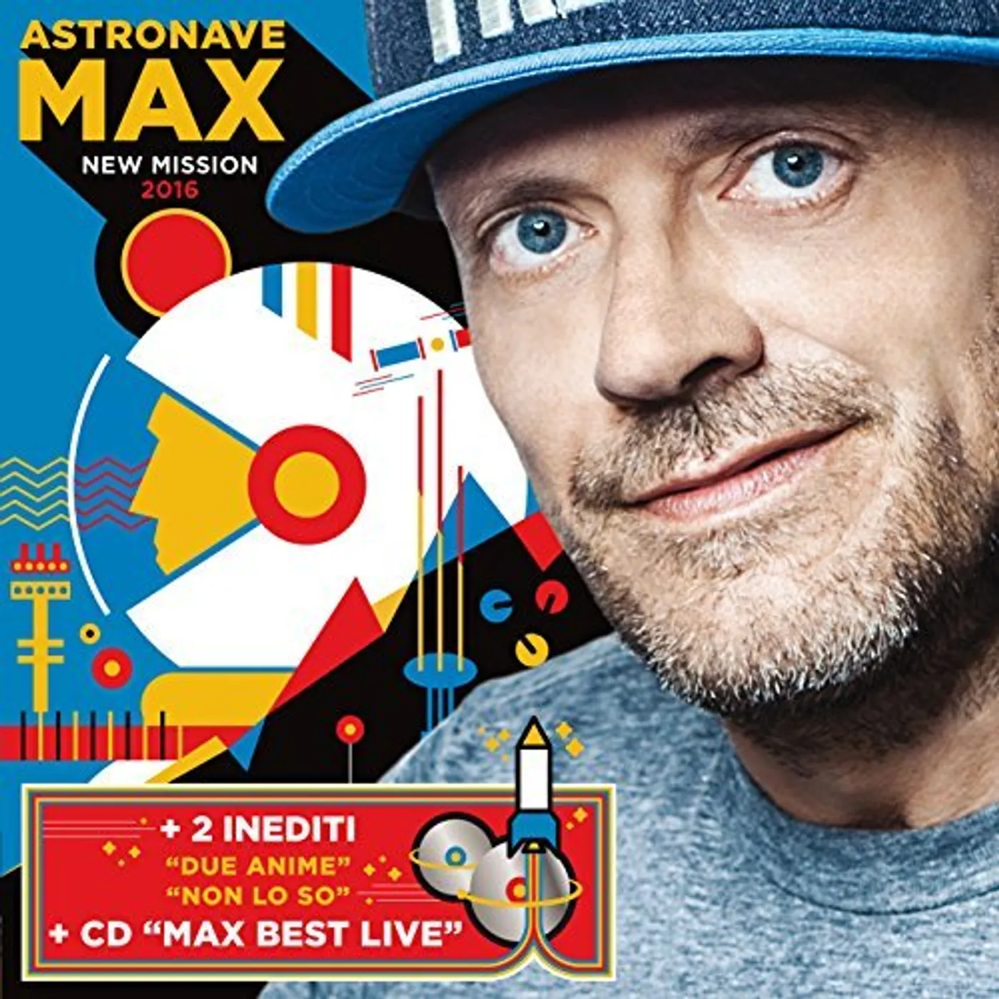 Max Pezzali ASTRONAVE MAX NEW MISSION 2016 CD