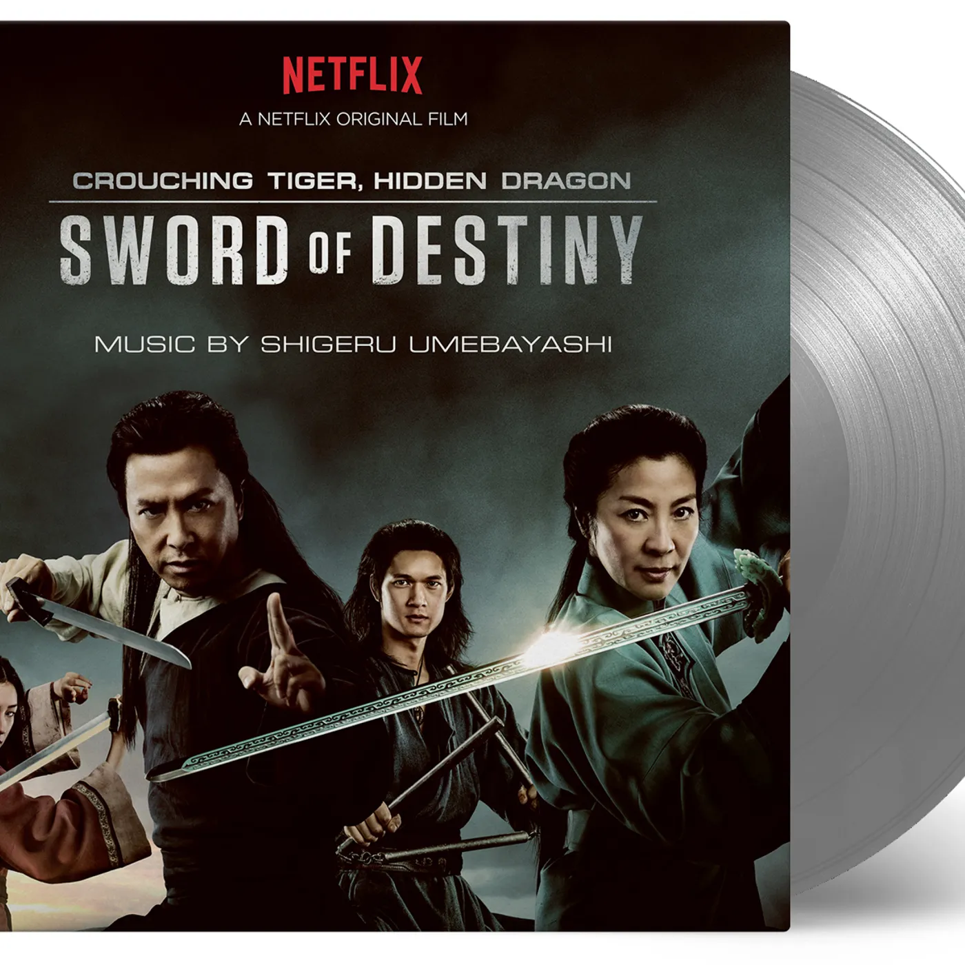 Shigeru Umebayashi CROUCHING TIGER, HIDDEN DRAGON: SWORD OF DESTINY Original Soundtrack (LIMITED SILVER VINYL/180G/INSERT/GATEFOLD/2LP) Vinyl Record