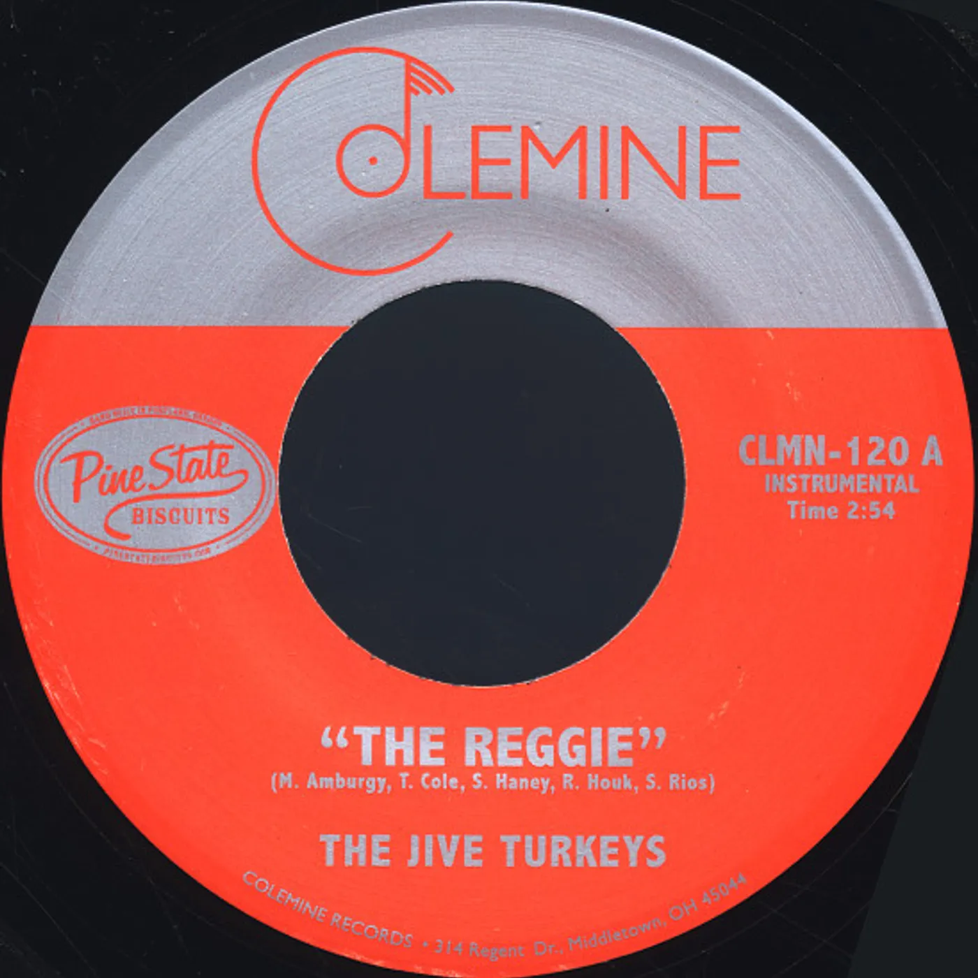 The Jive Turkeys REGGIE / DUCK'S DIRGE Vinyl Record