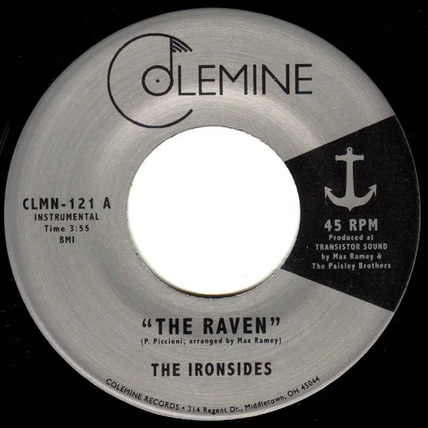 Ironsides RAVEN / SONG FOR ADRIAN Vinyl Record