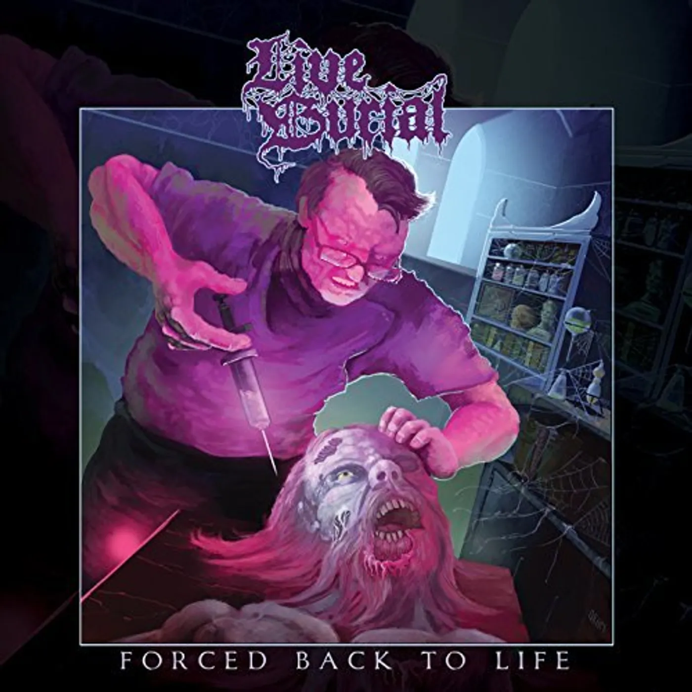Live Burial FORCED BACK TO LIFE CD