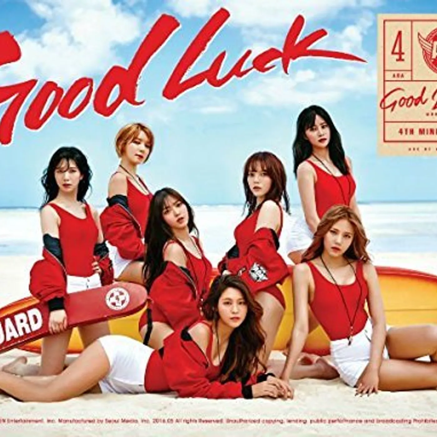 AOA GOOD LUCK - WEEK (VERSION A/BOOKLET/PHOTOCARD) (4TH MINI ALBUM) CD