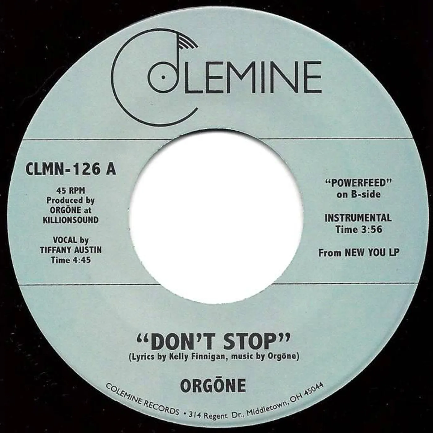 Orgone DON'T STOP Vinyl Record