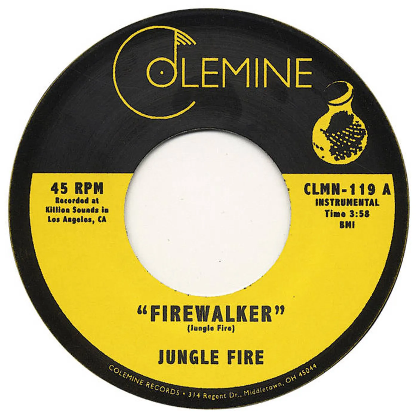 Jungle Fire FIREWALKER / CHALUPA Vinyl Record