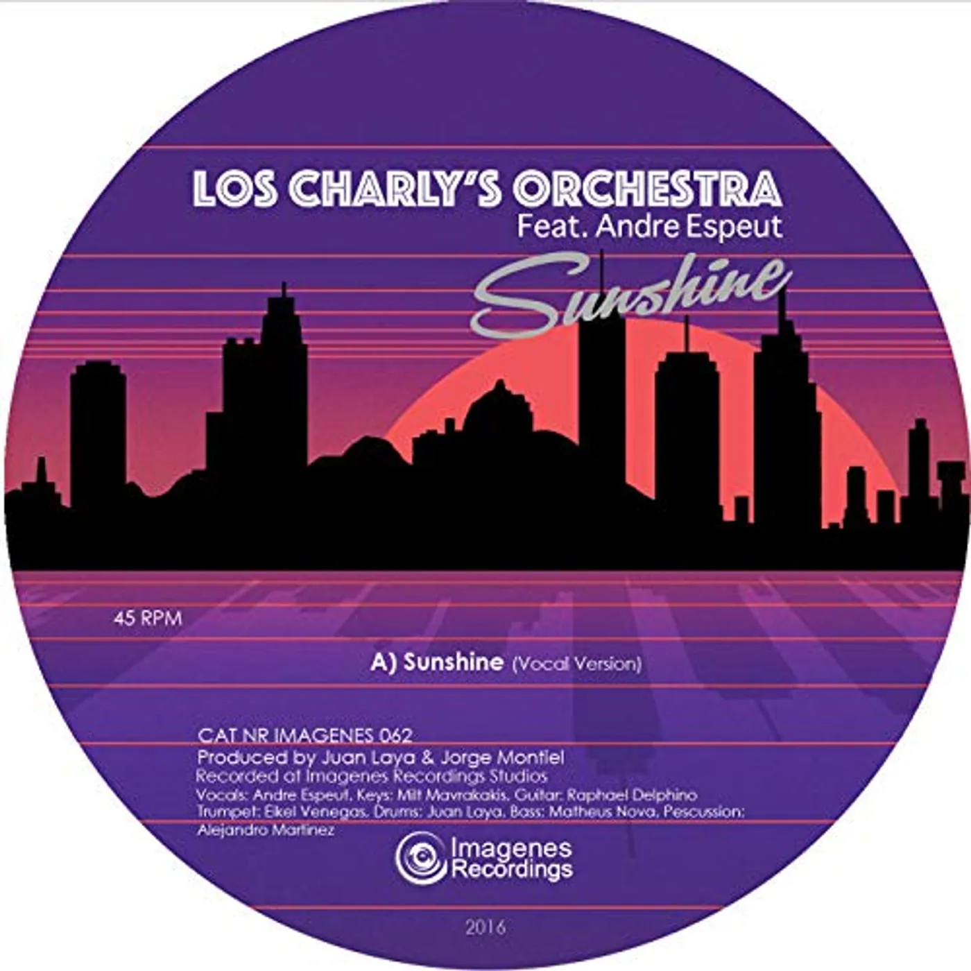 Los Charly's Orchestra SUNSHINE Vinyl Record