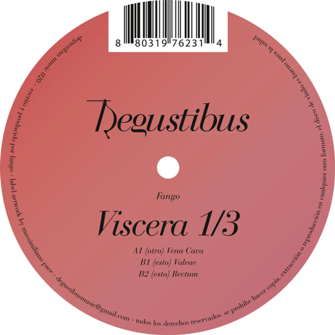 Fango Viscera 1/3 Vinyl Record